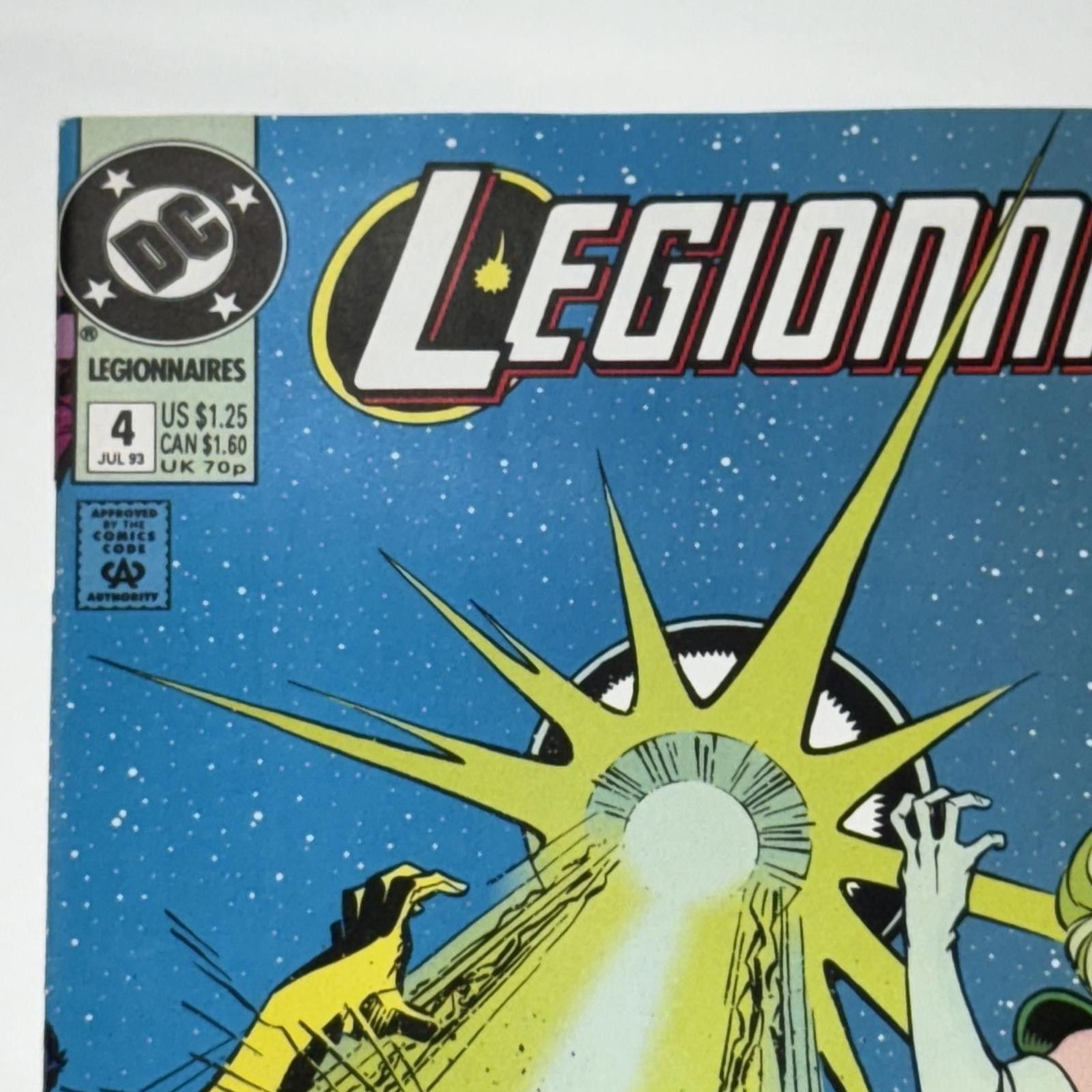 DC Comics VTG DC Comics Legionnaires #4 JUL 1993 NM+ Size ONE SIZE - 2 Thumbnail