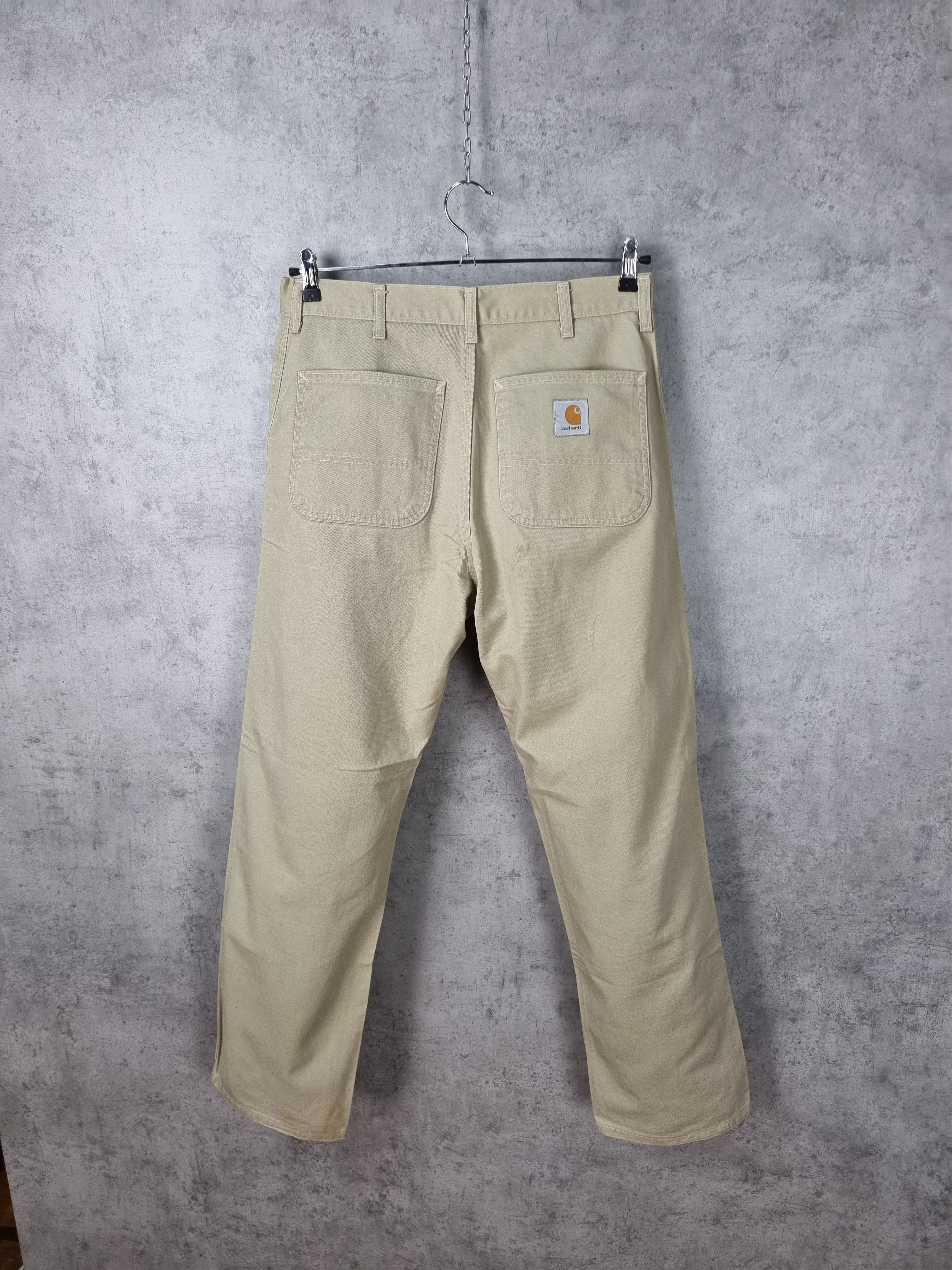 Vintage Carhartt Casual Beige Pants Size US 32 / EU 48 - 14 Thumbnail