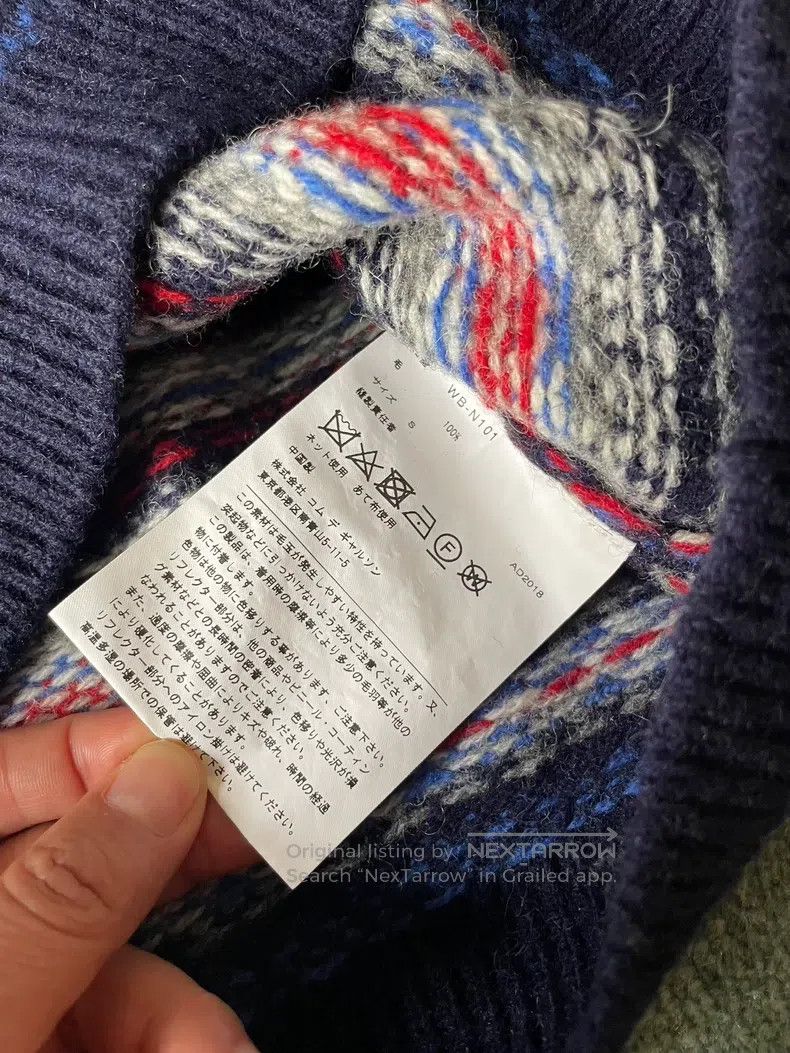 Other Junya Watanabe Wool multi-color handmade flower knitted sw Size US S / EU 44-46 / 1 - 8 Thumbnail