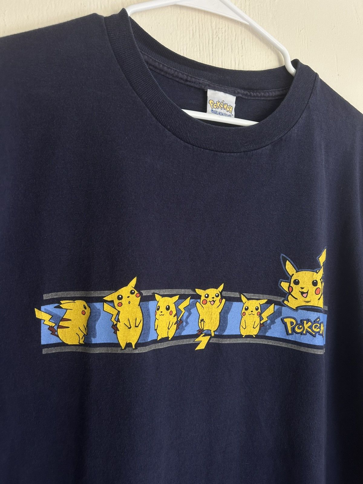 Pokemon Vintage 1999 Pokémon Pikachu Graphic Logo T-shirt Size US XL / EU 56 / 4 - 4 Thumbnail