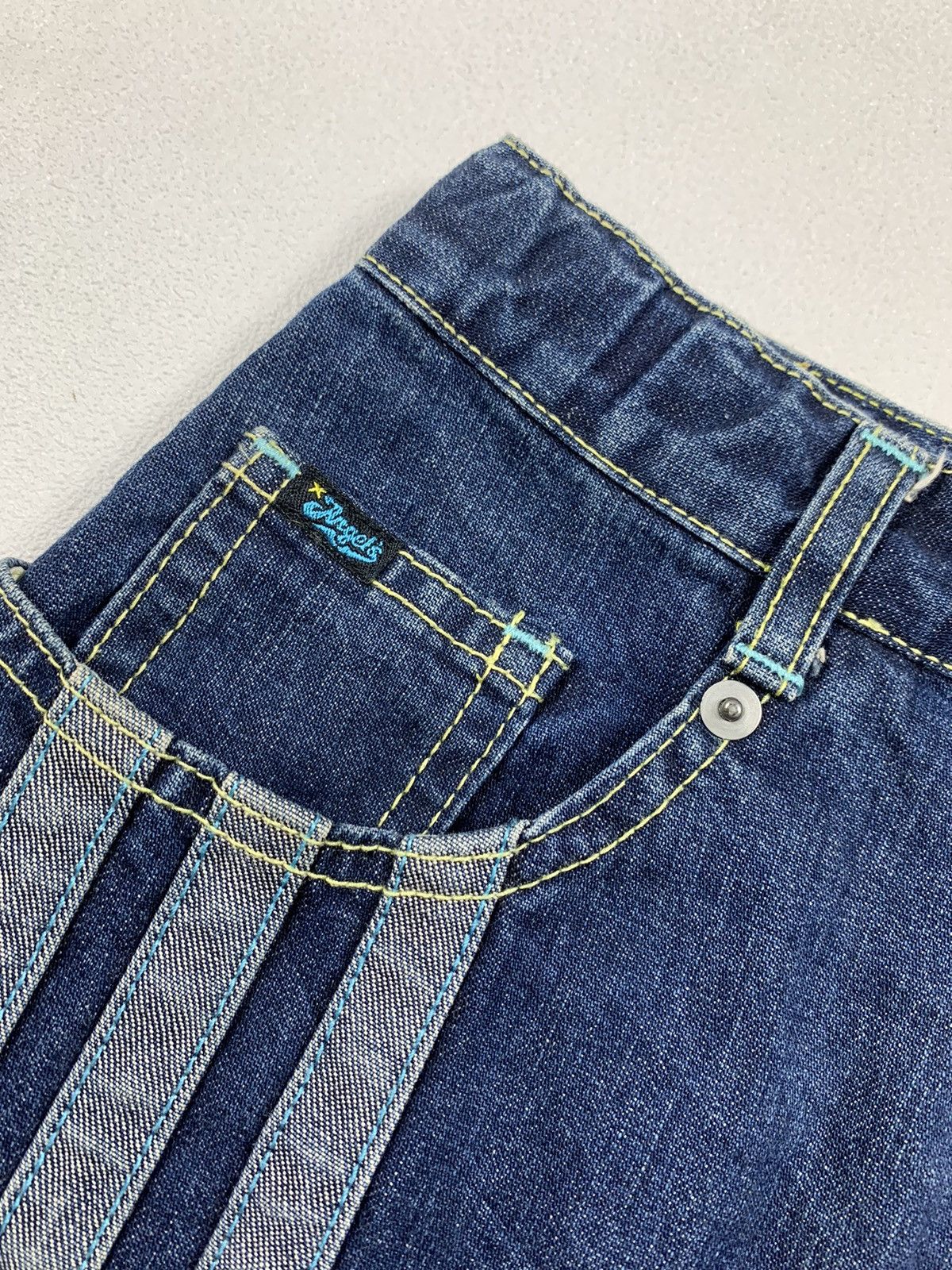 Hysteric Glamour × Japanese Brand 💸NEED GONE💸 Angle Blue Denim Skirt Size 27" / US 4 / IT 40 - 4 Thumbnail