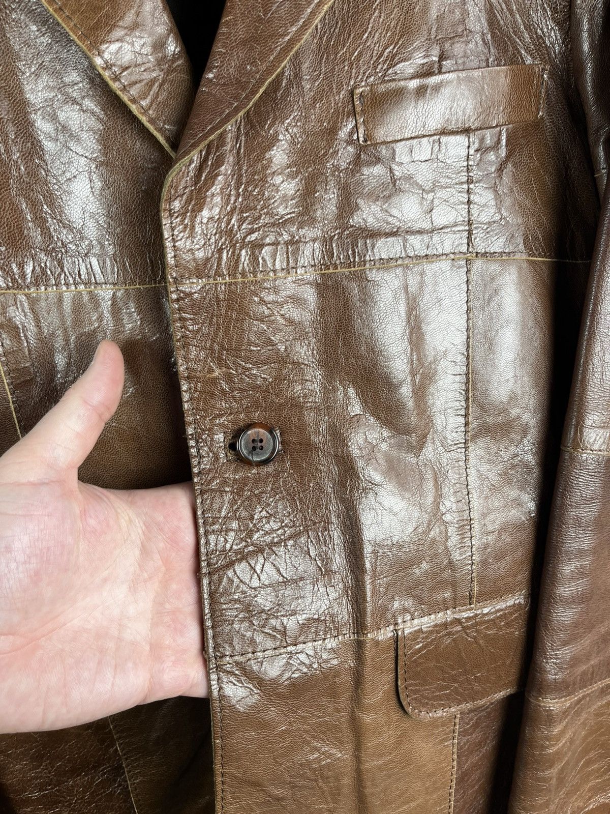 Daniele Alessandrini Daniele Alessandrini brown blazer jacket Size US M / EU 48-50 / 2 - 9 Thumbnail