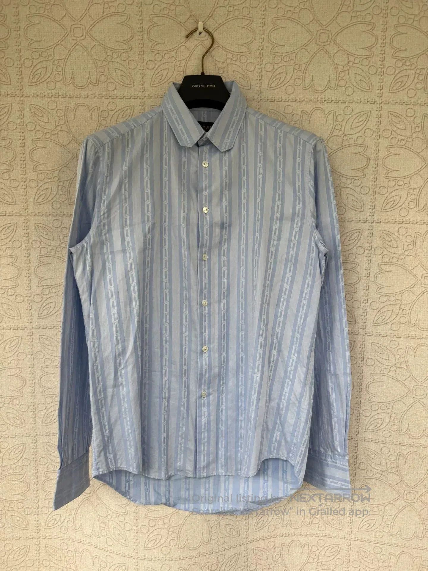 Louis Vuitton Louis Vuitton Chain Print Long Sleeve Shirt. Size US S / EU 44-46 / 1 - 1 Thumbnail