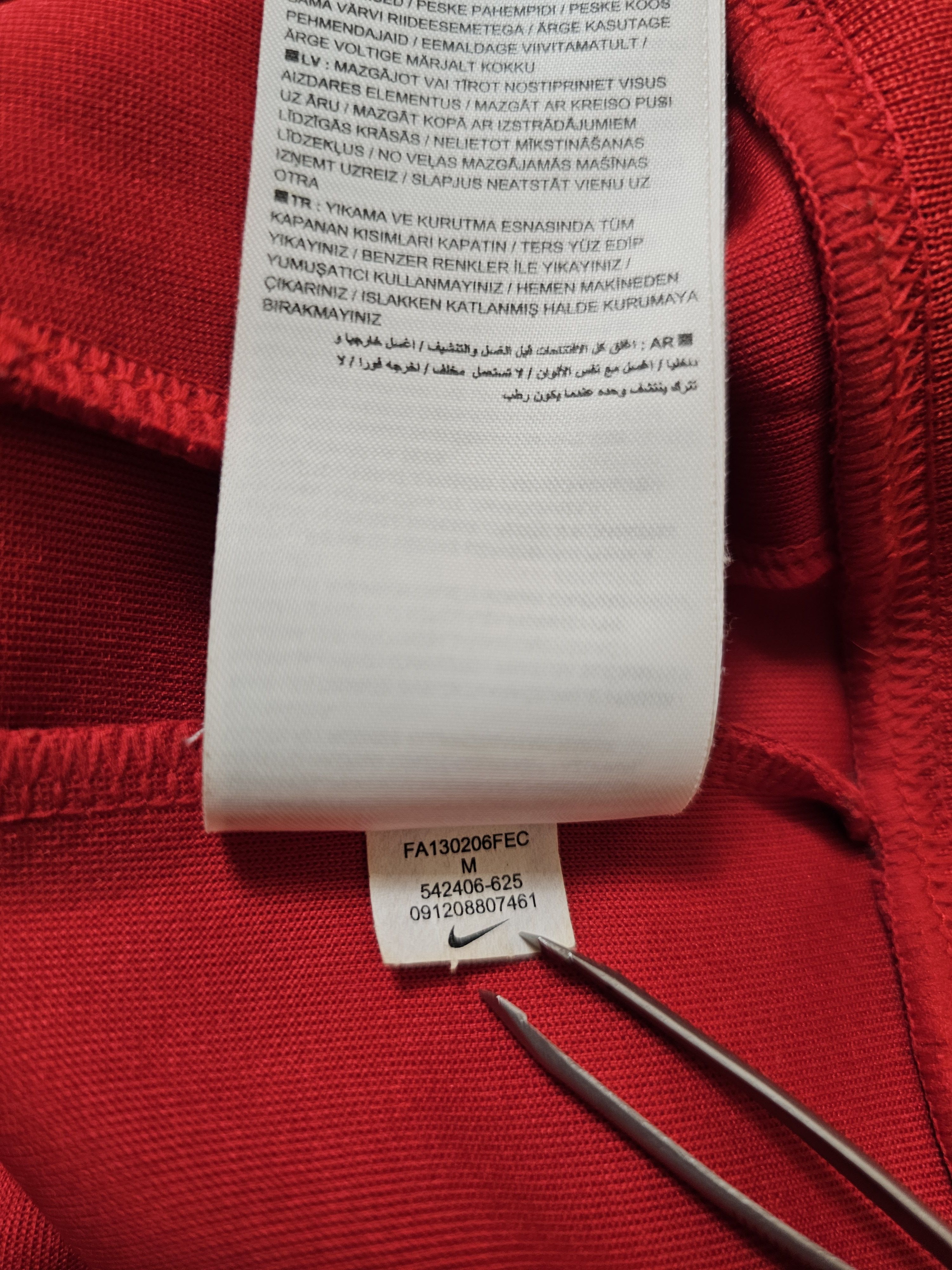 Nike × Vintage MANCHESTER UNITED 2012 JACKET FOOTBALL JACKET SOCCER ZIP Size US M / EU 48-50 / 2 - 9 Thumbnail