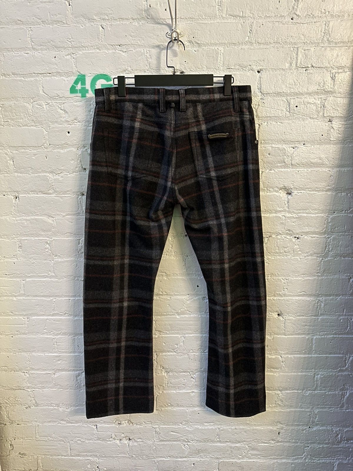 Chrome Hearts CHROME HEARTS WOOL PATTERNED PANTS XXL Size US 38 / EU 54 - 3 Thumbnail