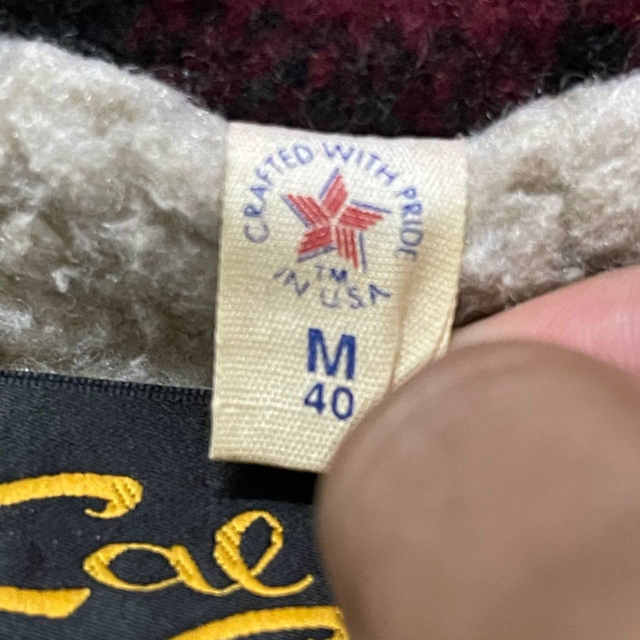 Vintage Vintage Cal Craft Plaid Coat Sherpa Jacket Size US L / EU 52-54 / 3 - 7 Thumbnail