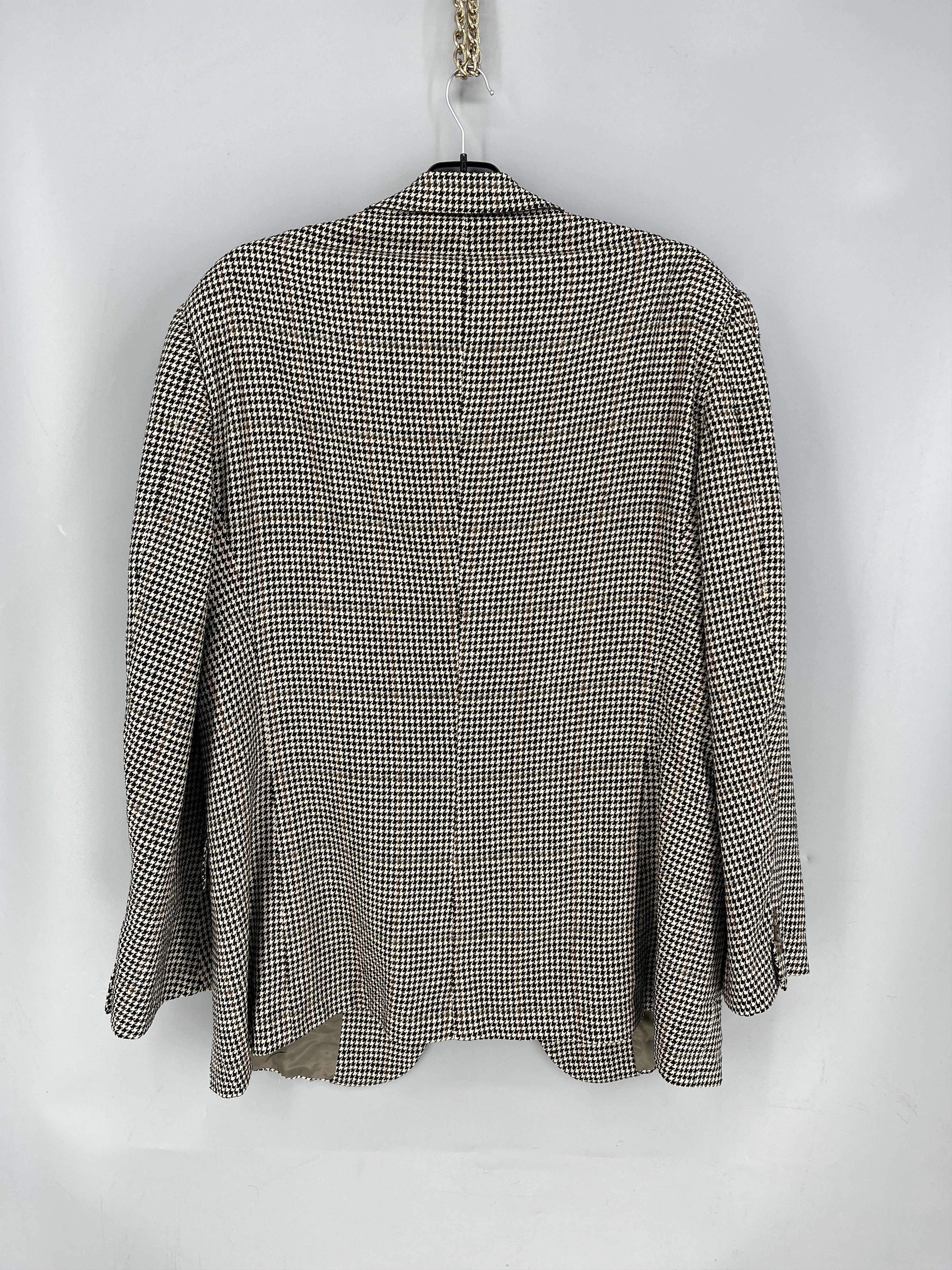 Polo Ralph Lauren Vintage Polo Ralph Lauren Houndstooth Silk Cotton Mens Size 48R - 10 Thumbnail