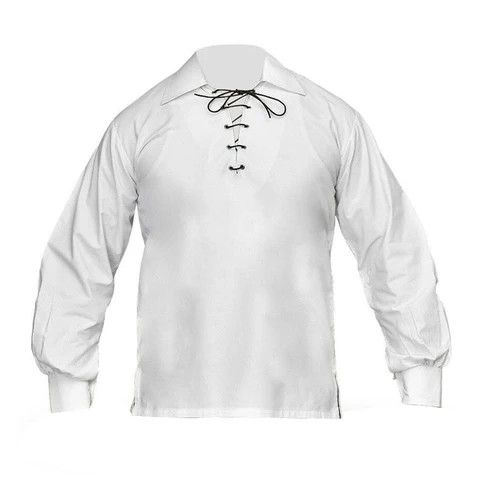 Other Jacobite Shirt White Ghillie Shirt Size US S / EU 44-46 / 1 - 1 Thumbnail