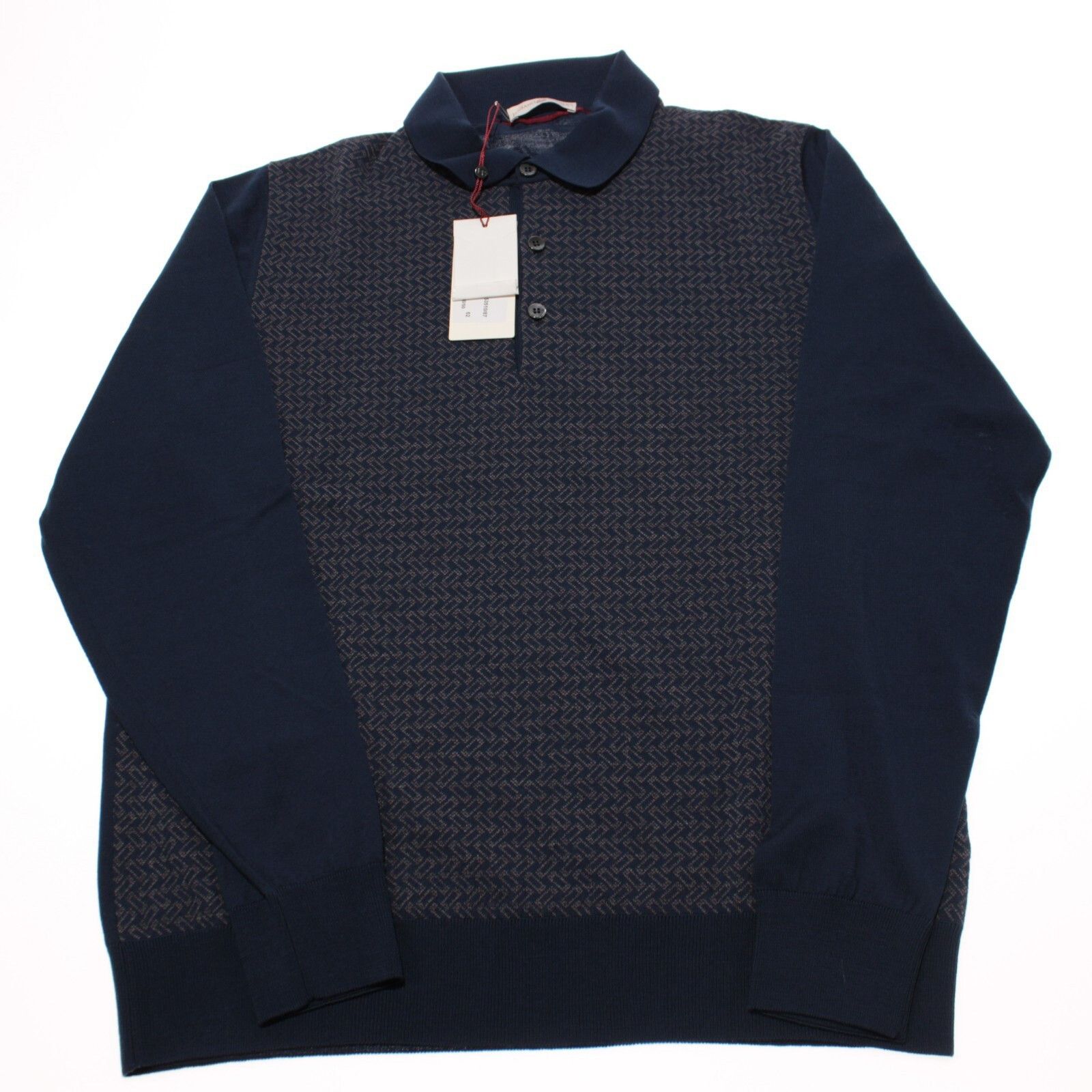 Luciano Barbera Luciano Barbera Sweater Size US L in Blue Size US L / EU 52-54 / 3 - 3 Thumbnail