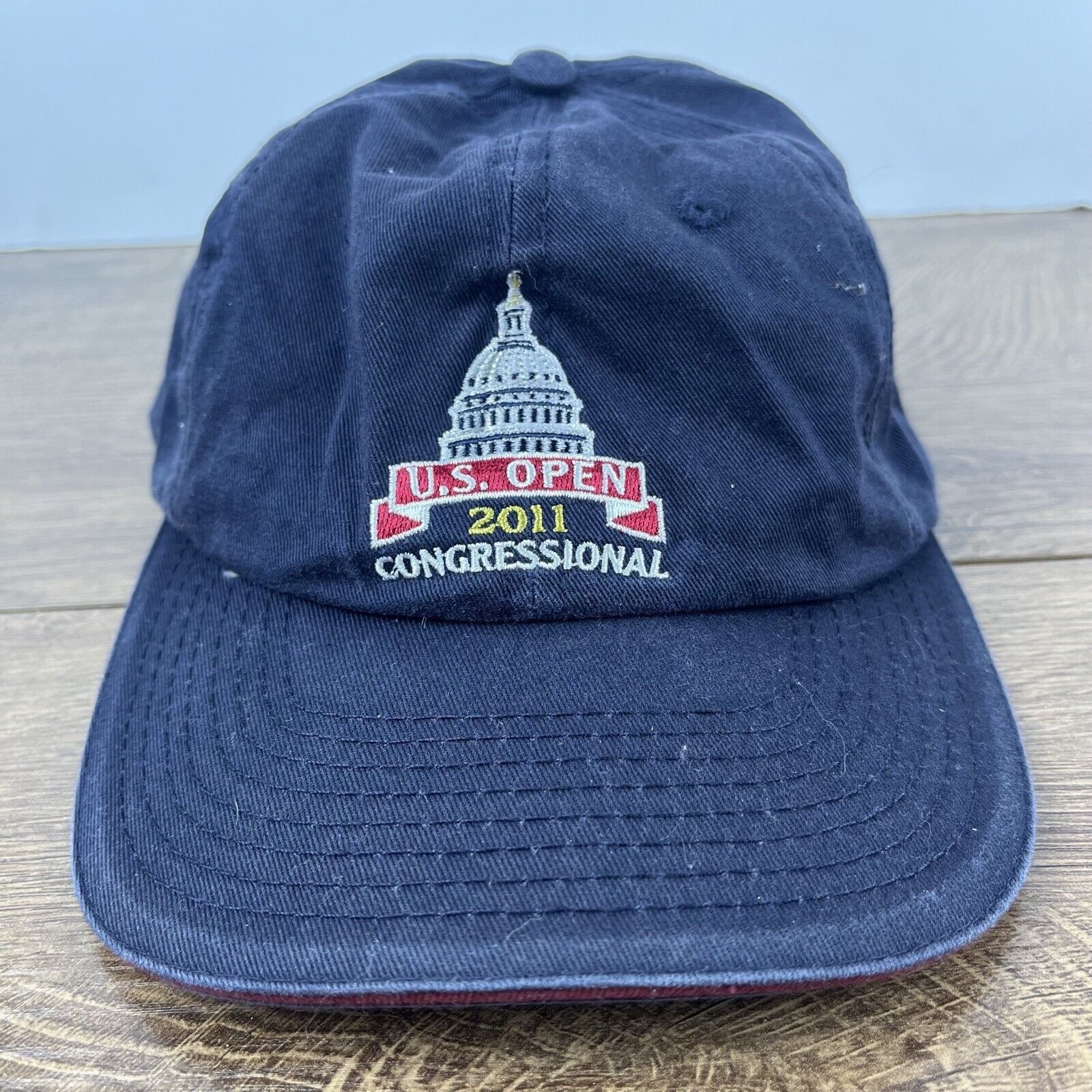 Other 2011 US Open Hat Congressional Hat Blue Adjustable Hat Blue Size ONE SIZE - 2 Thumbnail