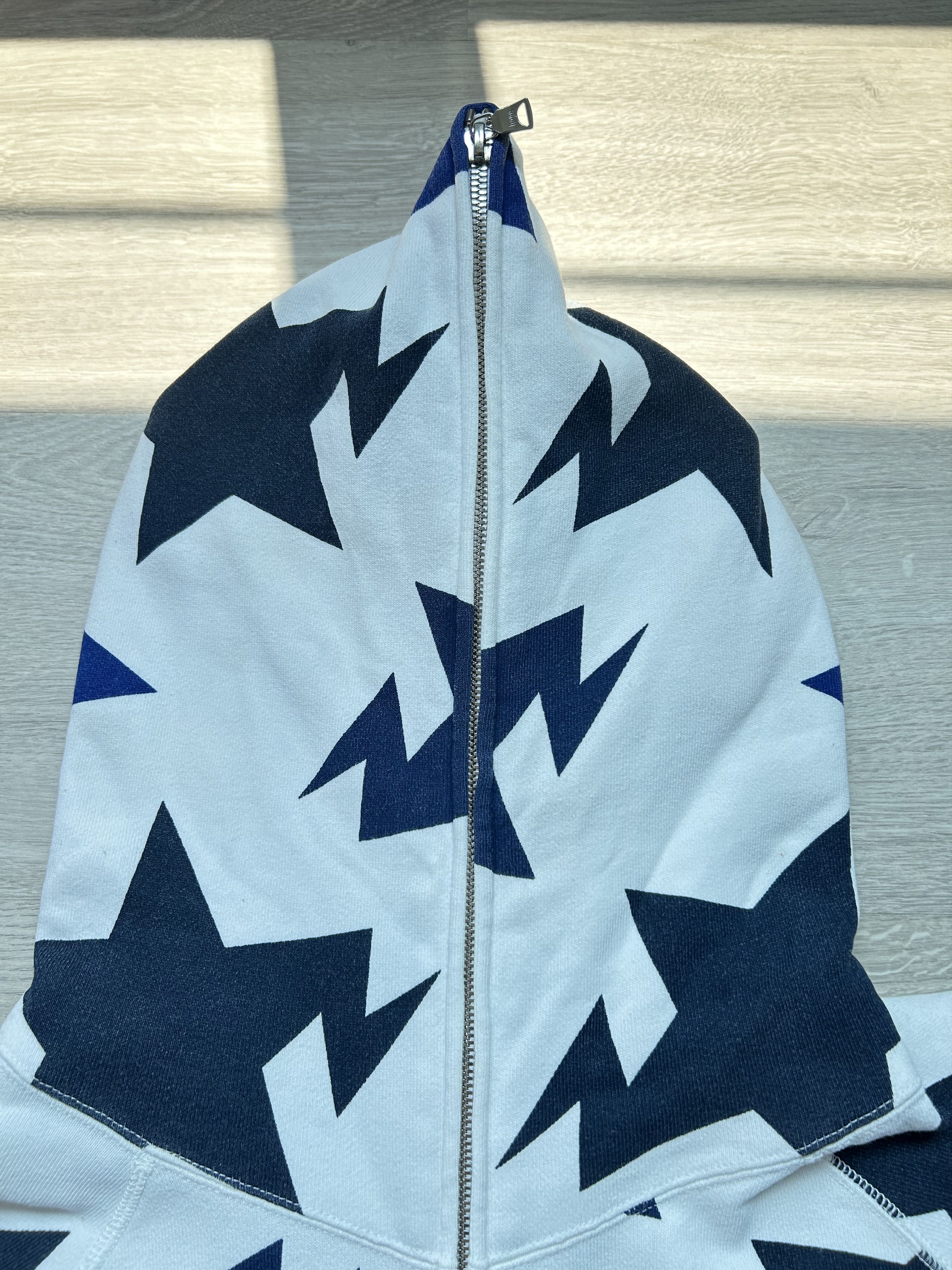 Bape NFS Limited Bape Sta Pattern Full Zip Hoodie [Size L] Size US L / EU 52-54 / 3 - 6 Thumbnail