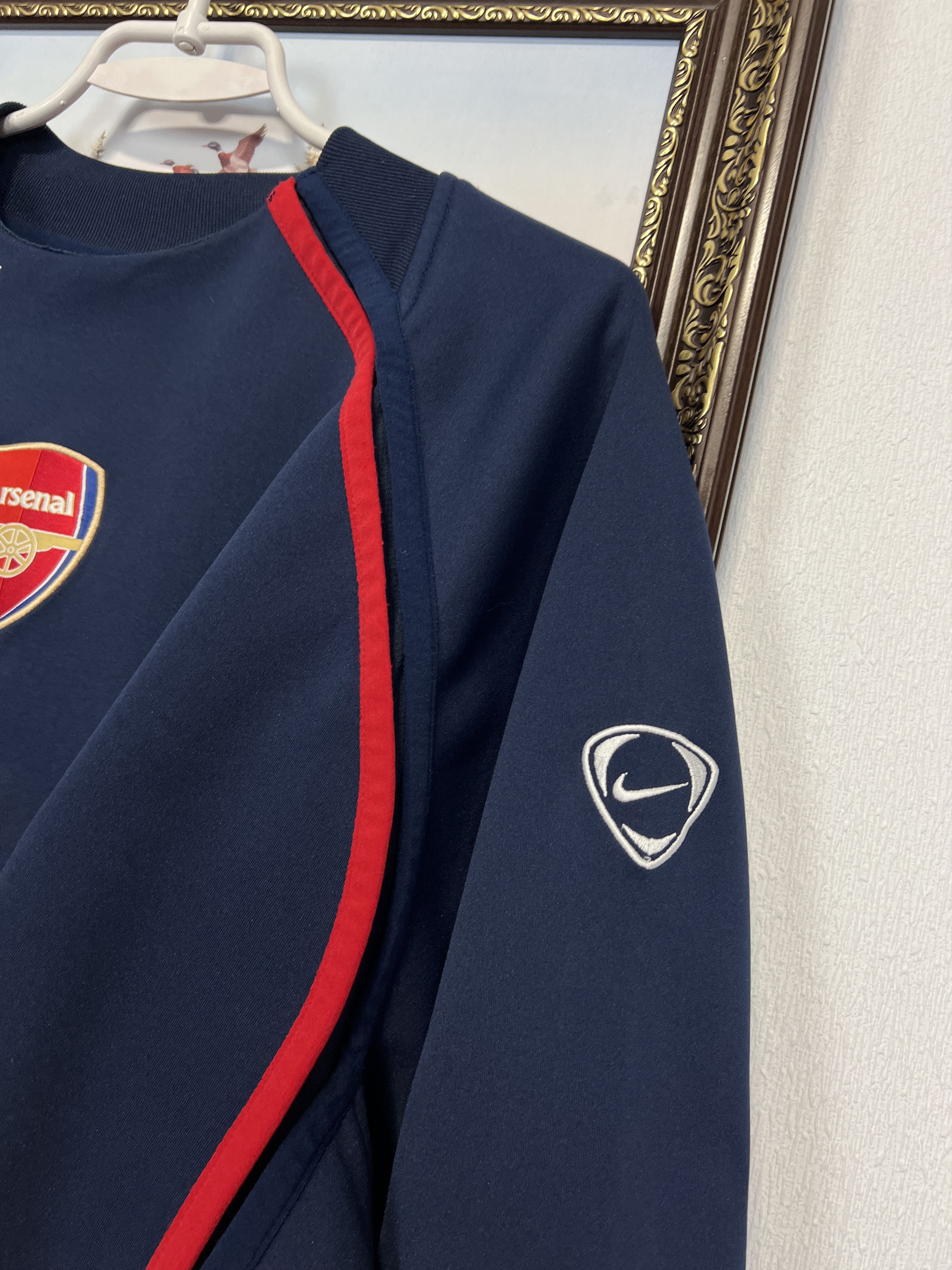 Nike Arsenal Football Sweatshirt Soccer Crewneck Track Top Size US XL / EU 56 / 4 - 4 Thumbnail