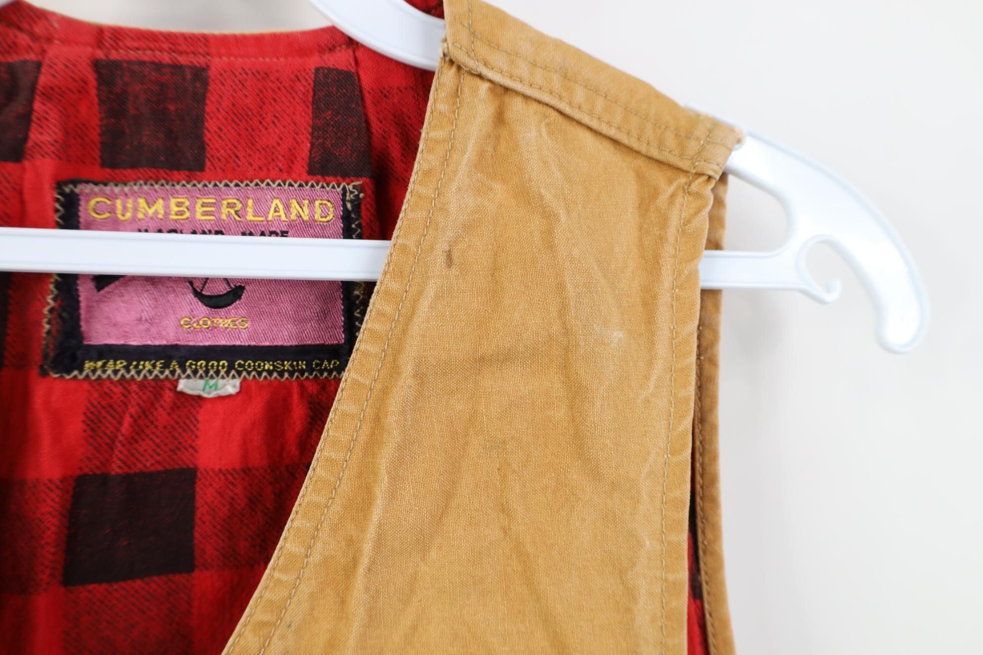 Vintage Vintage 50s Canvas Hunting Birding Vest Jacket Brown USA Size US M / EU 48-50 / 2 - 5 Thumbnail