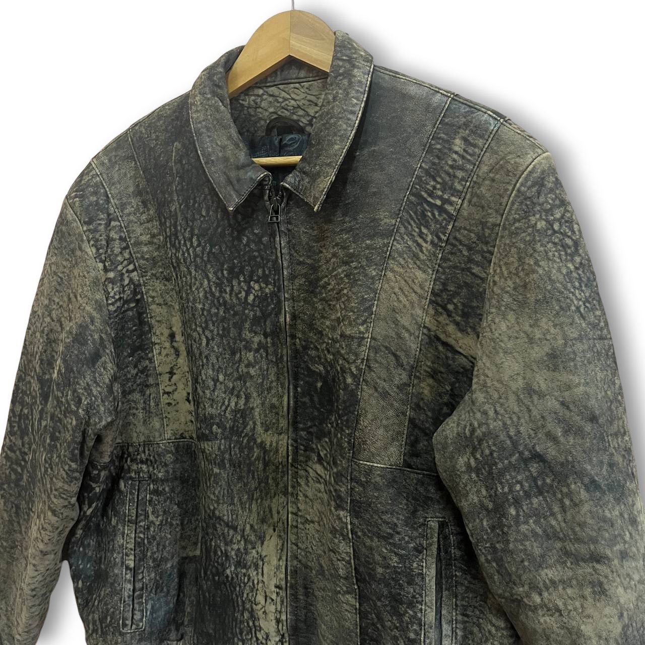 Genuine Leather × Vintage Vintage Skin Things Genuine Leather Jacket Size US L / EU 52-54 / 3 - 3 Thumbnail