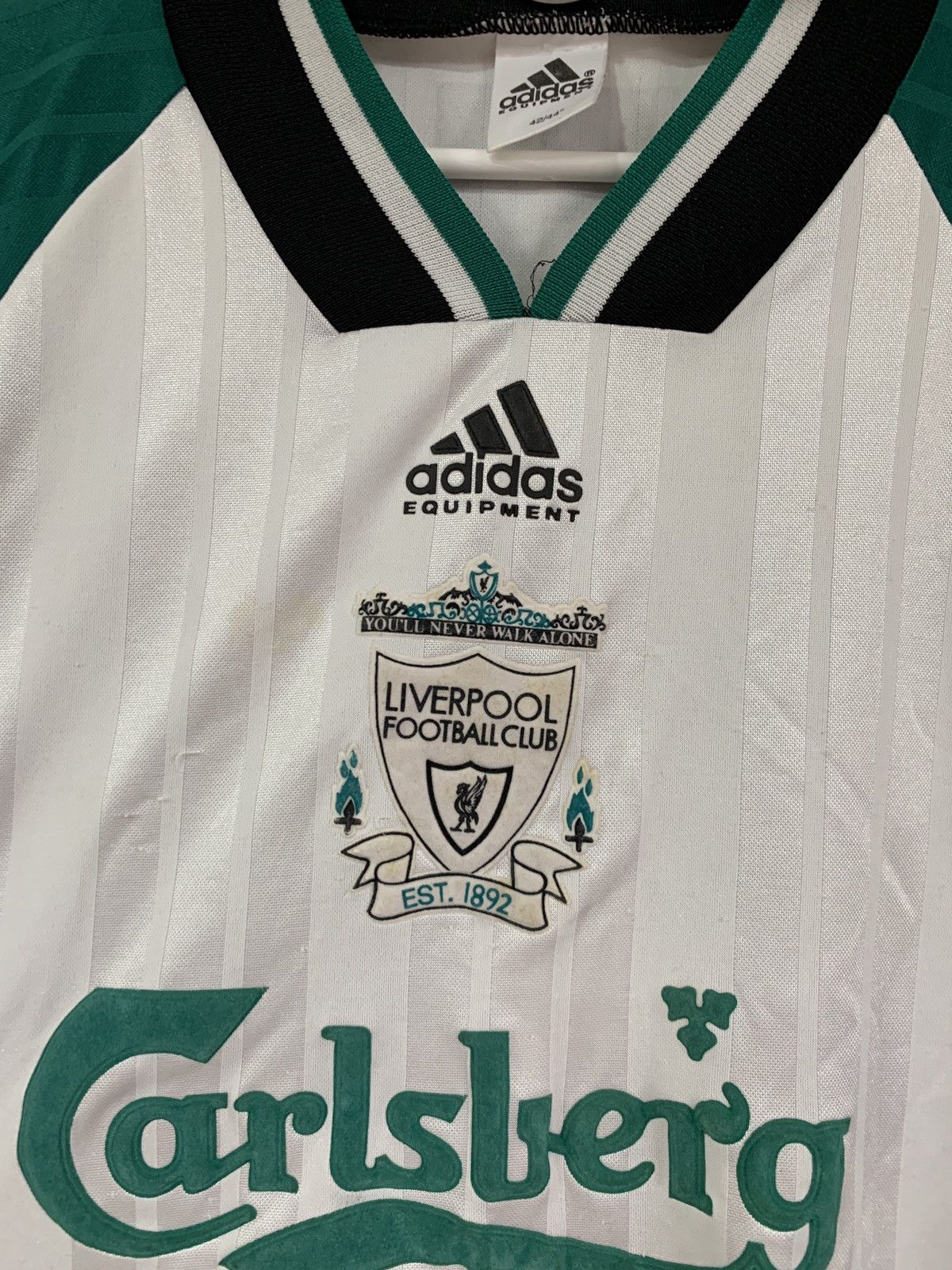 Adidas Liverpool 1993 Away Football Shirt Adidas Vintage Soccer #23 Size US M / EU 48-50 / 2 - 10 Thumbnail