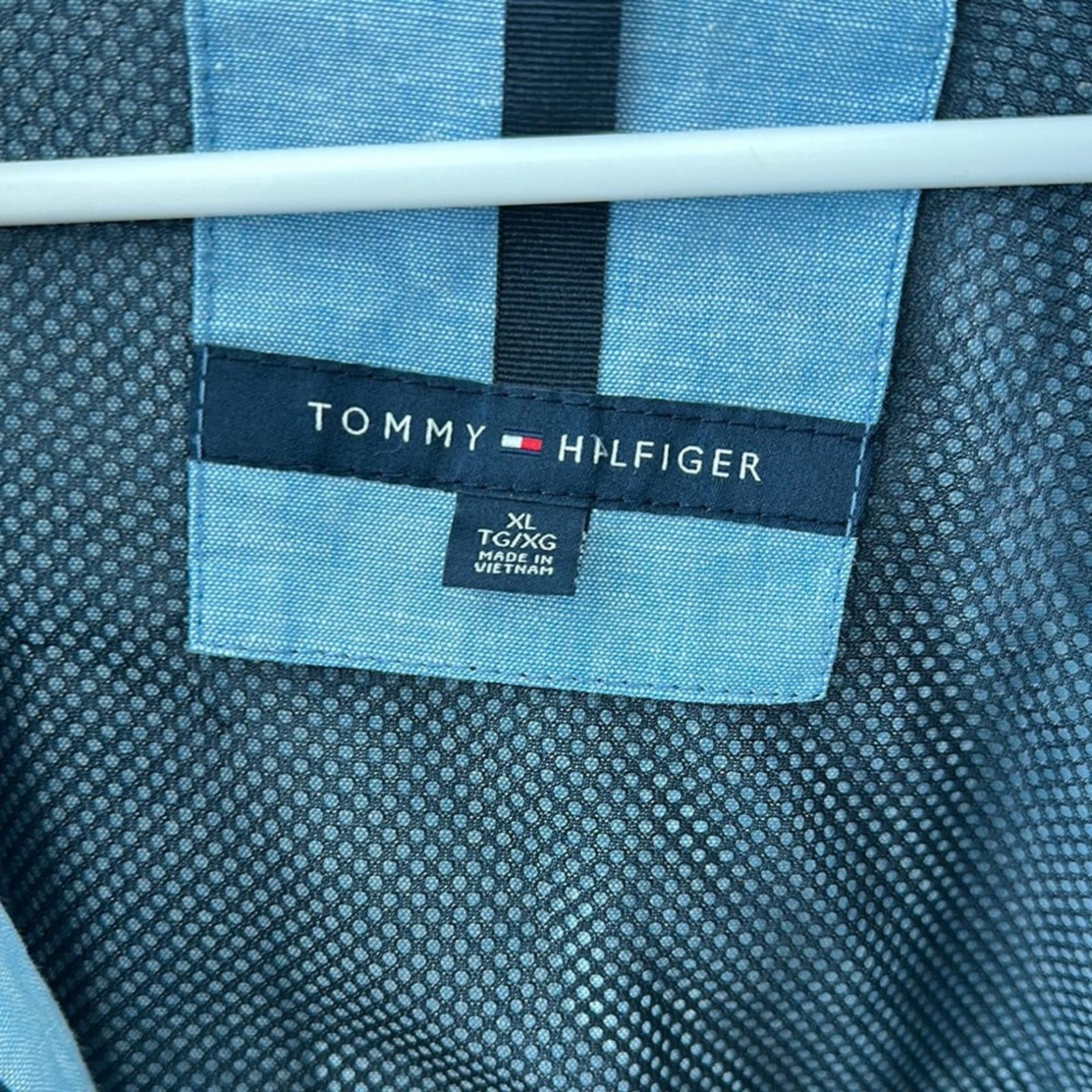 Tommy Hilfiger Tommy Hilfiger Blue Lightweight Shirt Jacket Size US XL / EU 56 / 4 - 2 Thumbnail