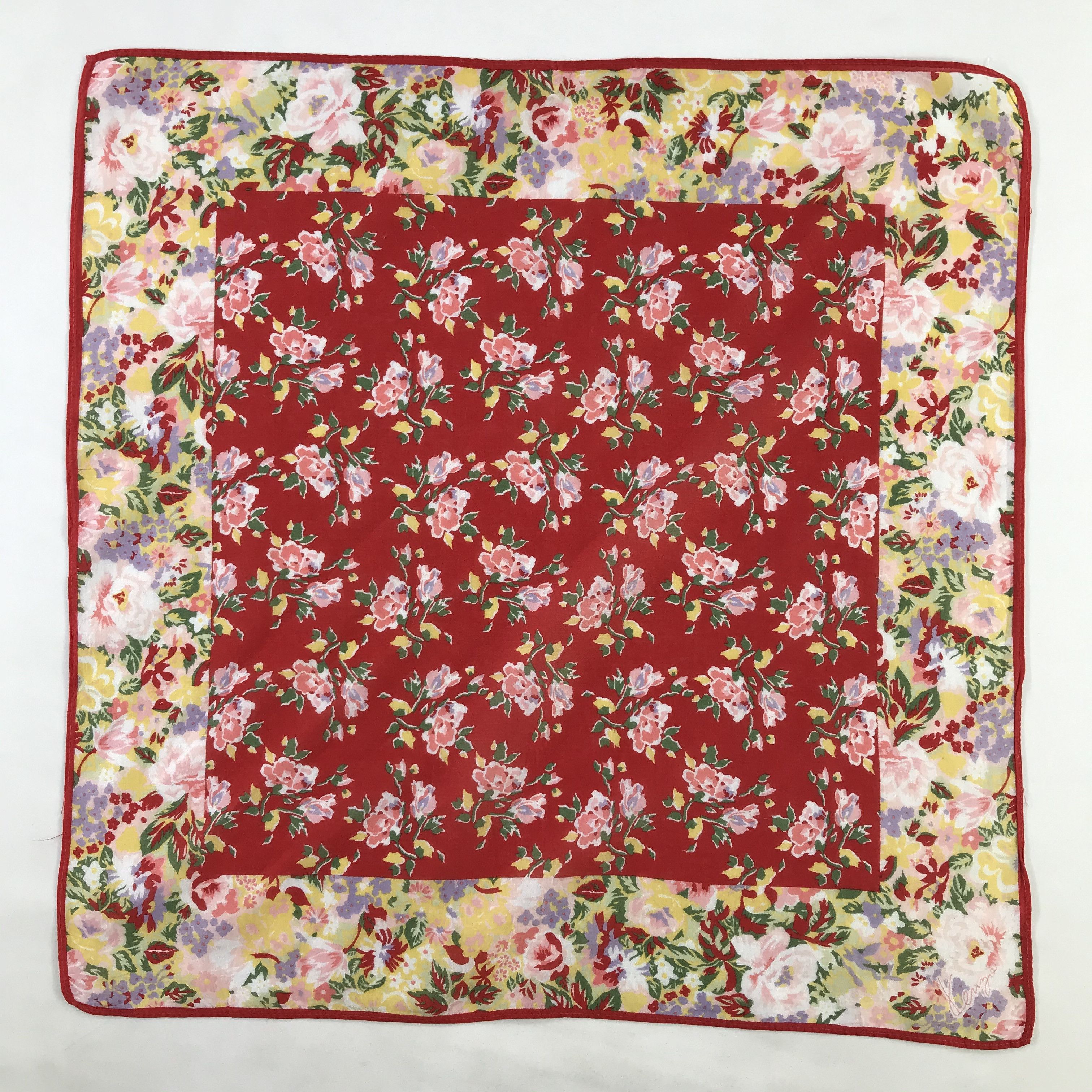 Kenzo × Vintage Kenzo Bandana / Handkerchief / Neckerchief - S1025 Size ONE SIZE - 1 Thumbnail