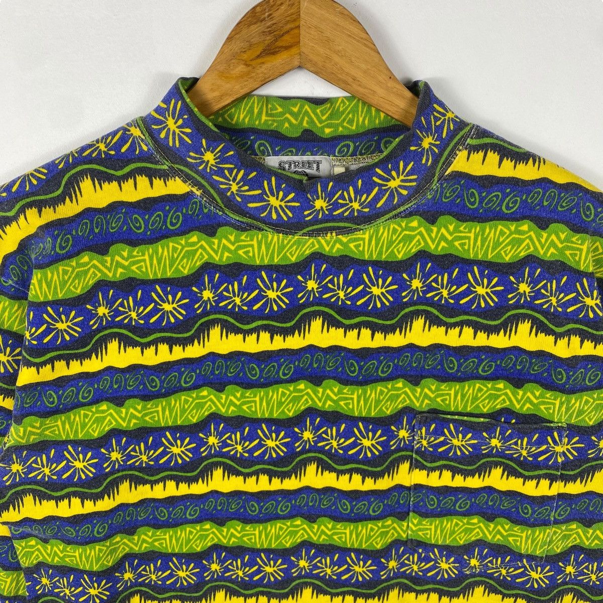 Vintage Vintage 90's Street PALI PALI CLUB Tom Tom Design Longsleeve Size US M / EU 48-50 / 2 - 2 Thumbnail