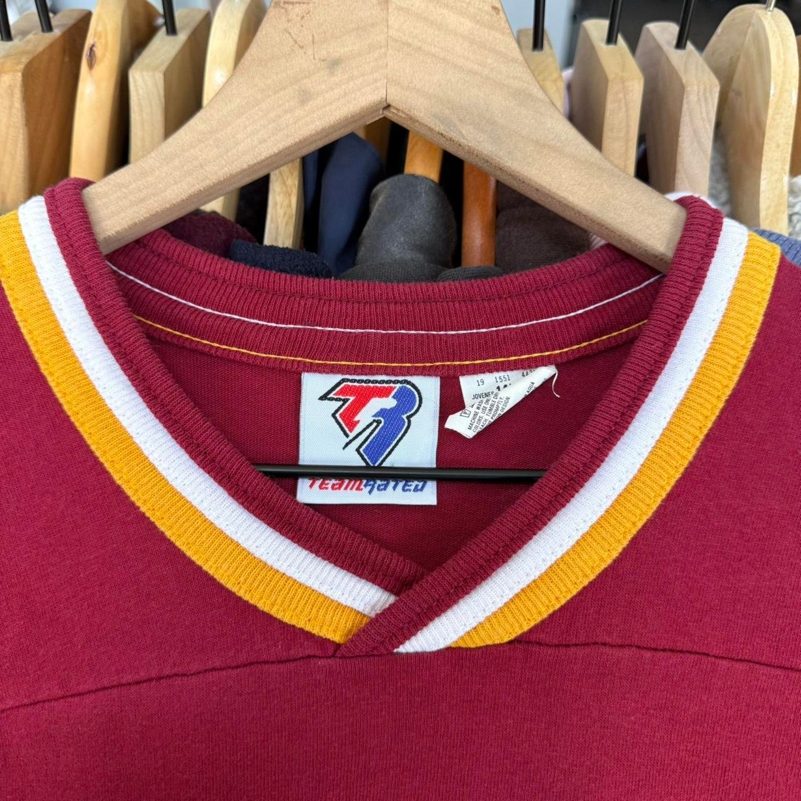 Other Vintage 90s Washington Football Team 3/4 Sleeve T-Shirt Boys Size US S / EU 44-46 / 1 - 5 Thumbnail