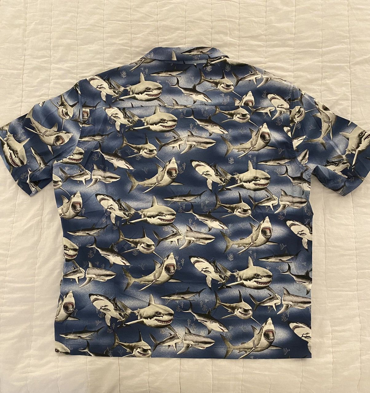 Palm Angels Palm Angels Sharks Bowling Shirt XXL Size US XXL / EU 58 / 5 - 18 Thumbnail