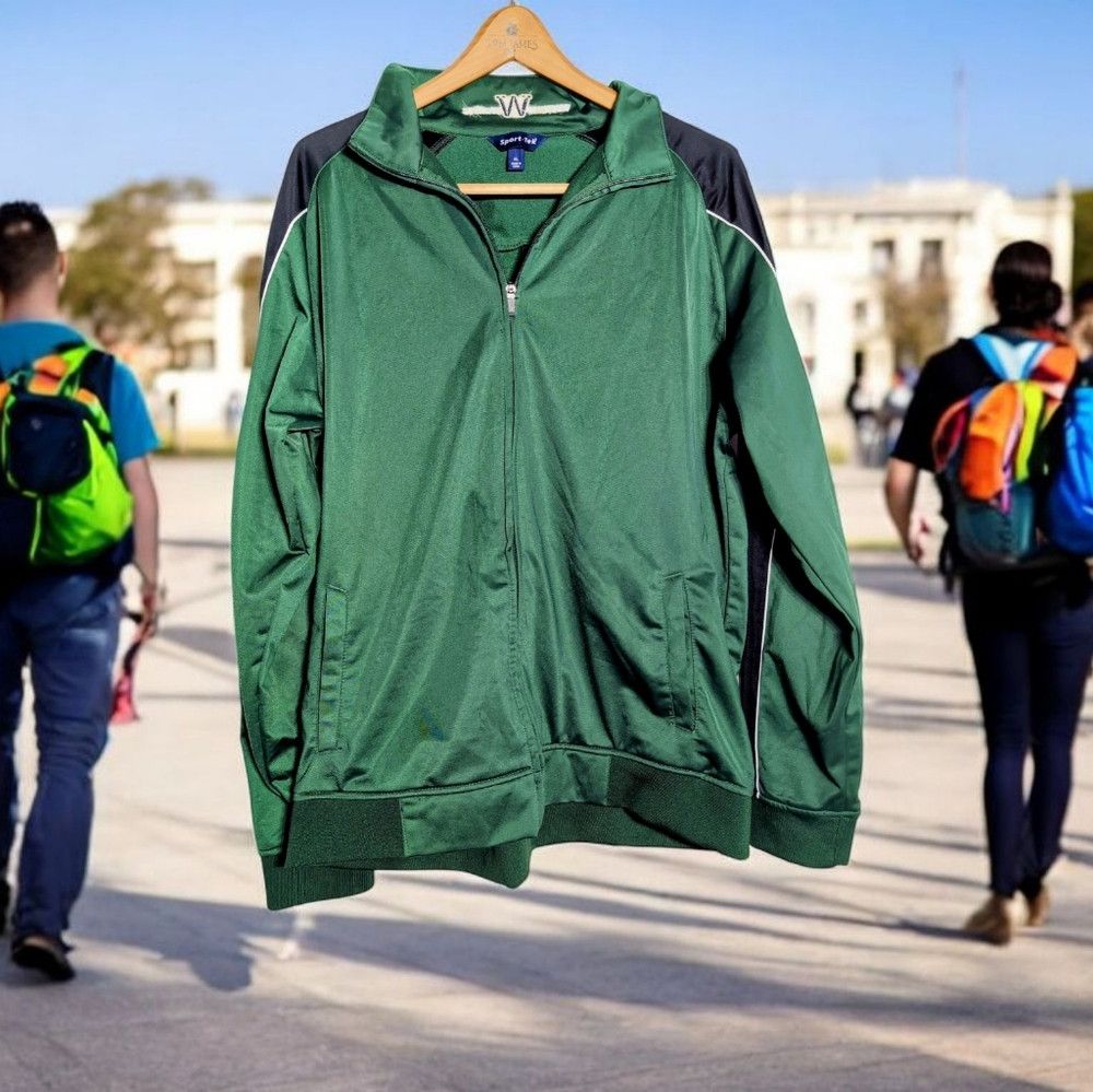Other Sportek Western Pacific XL Green Track Jacket True Vintage Size US XL / EU 56 / 4 - 1 Thumbnail