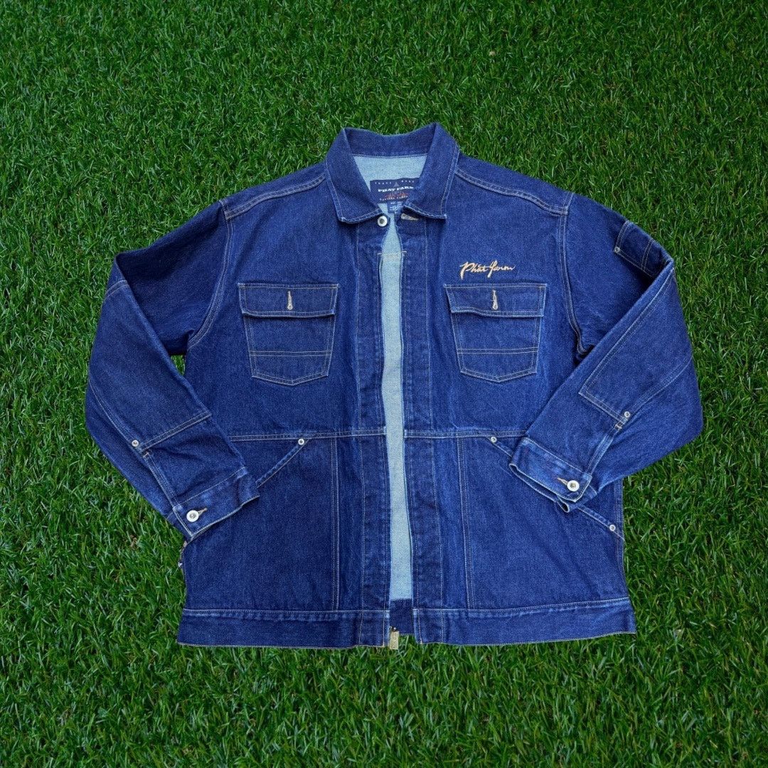 Phat Farm Vintage Phat Farm Denim Jacket Size US XXL / EU 58 / 5 - 1 Thumbnail