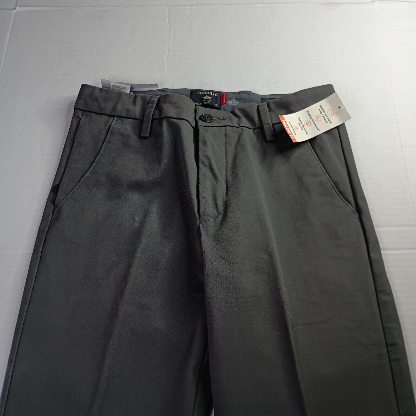 Dockers Dockers Workday Khakis Slim Fit Men's 30x32 Smart Flex Gray Size US 30 / EU 46 - 2 Thumbnail