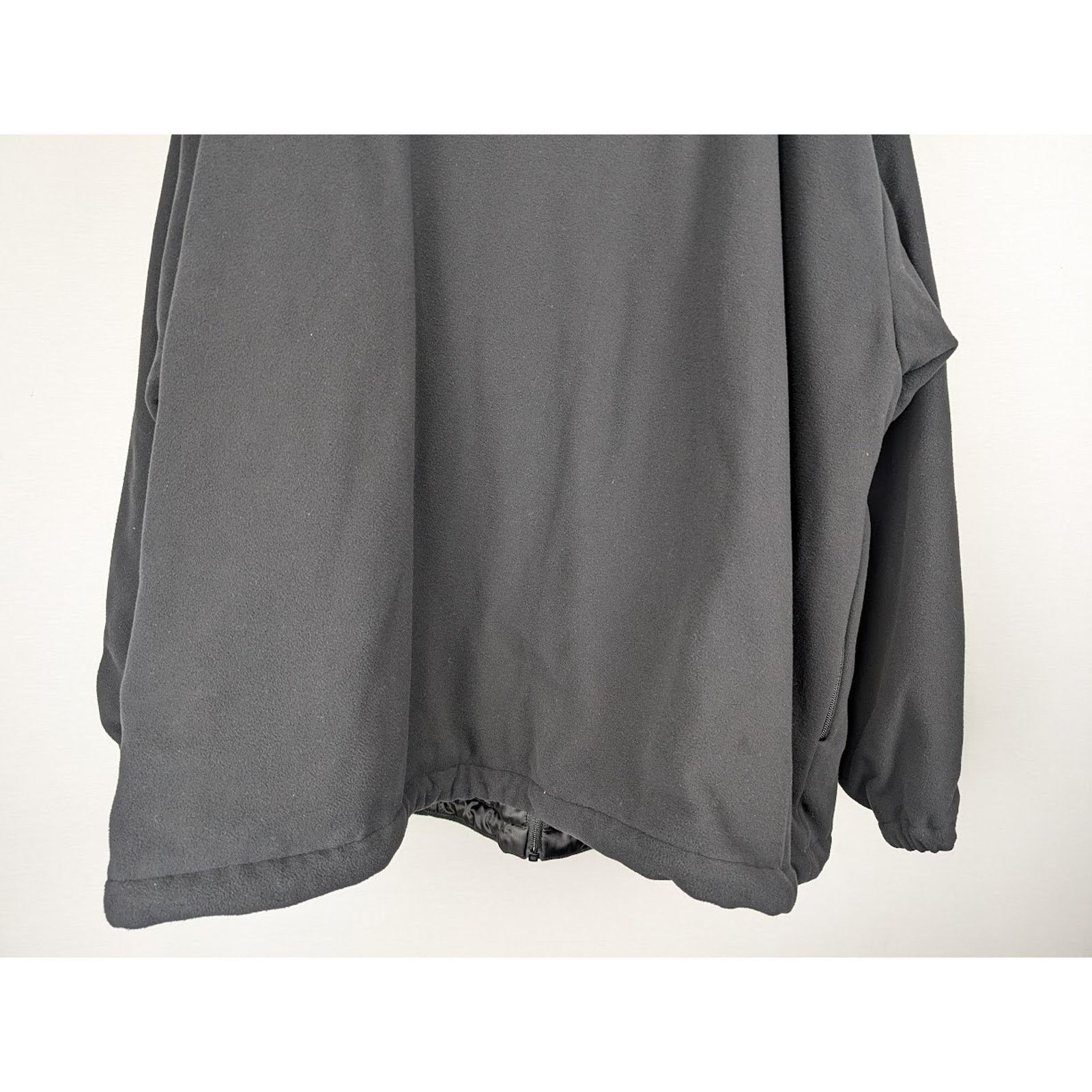 Balenciaga o1rshd1 Fleece Zip Up Jacket in Black Size US M / EU 48-50 / 2 - 12 Thumbnail