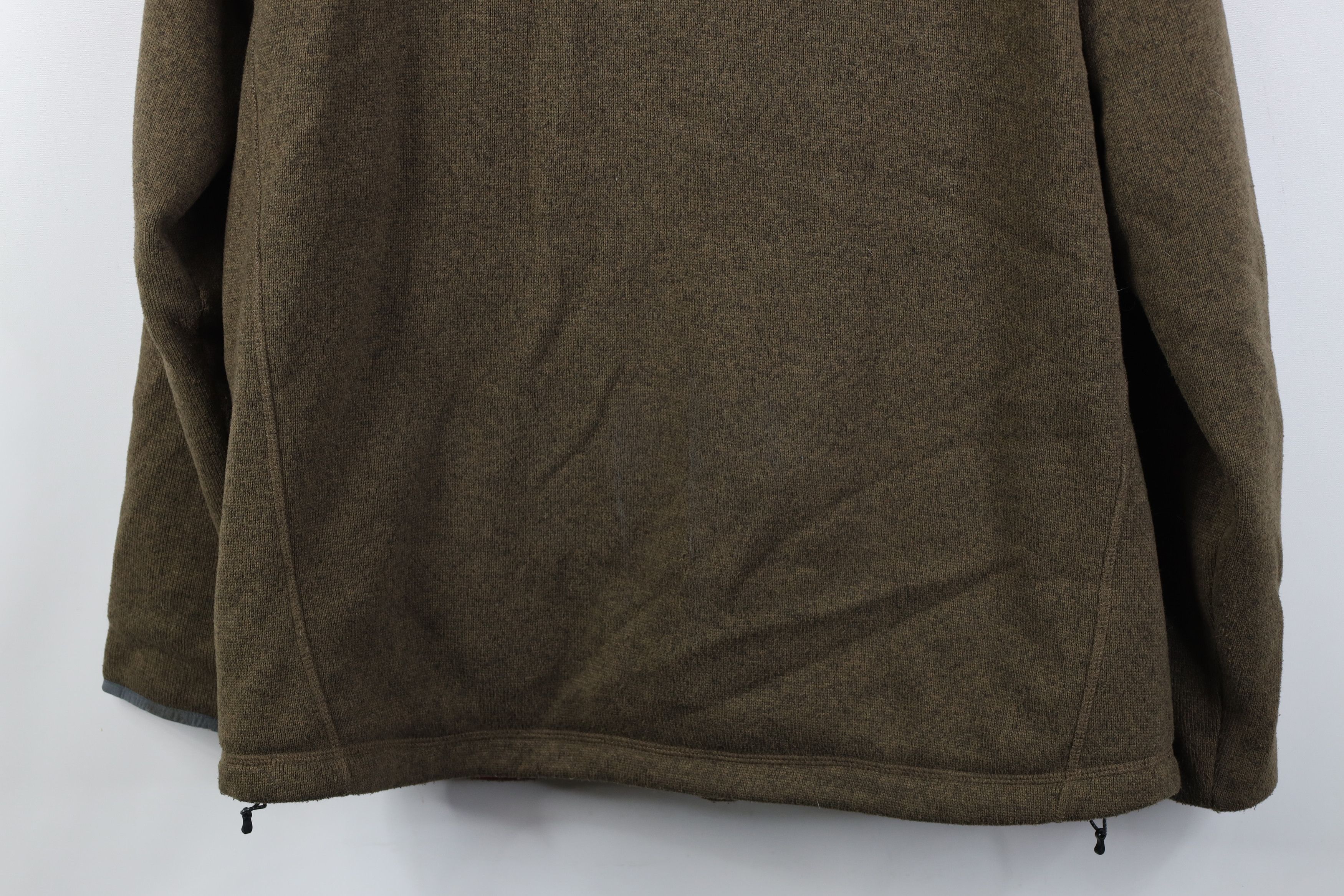 L.L. Bean Vintage LL Bean Hooded Sweater Jacket Swacket Heather Brown Size US XL / EU 56 / 4 - 15 Thumbnail