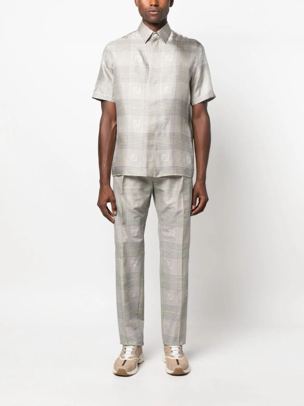 Fendi o1w1db10724 Shirt in Grey Size US S / EU 44-46 / 1 - 2 Thumbnail