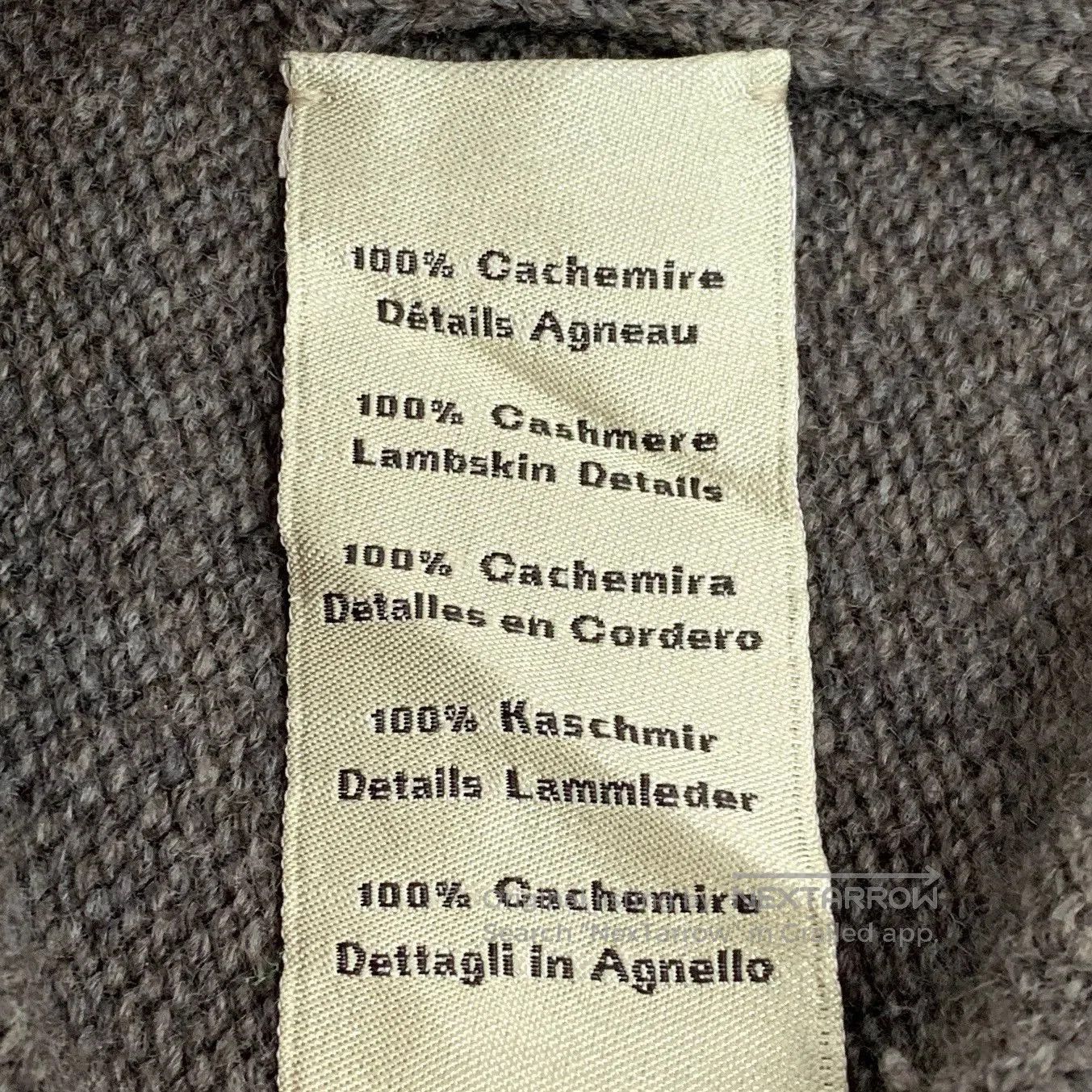 Hermes Hermes Brown Cashmere Embroidered Sweater. Size US XXL / EU 58 / 5 - 7 Thumbnail