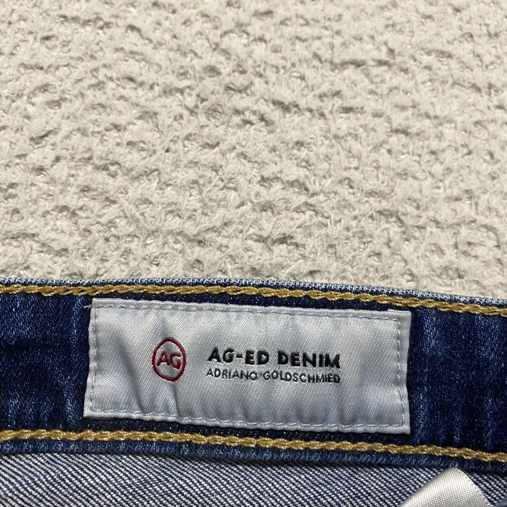 Denime AG Adriano Goldschmied Jeans Womens 24 Blue Denim The Legging Ankle Super Skinny Jeans - 24 Adult Womens Size 42" / US 20 - 3 Thumbnail