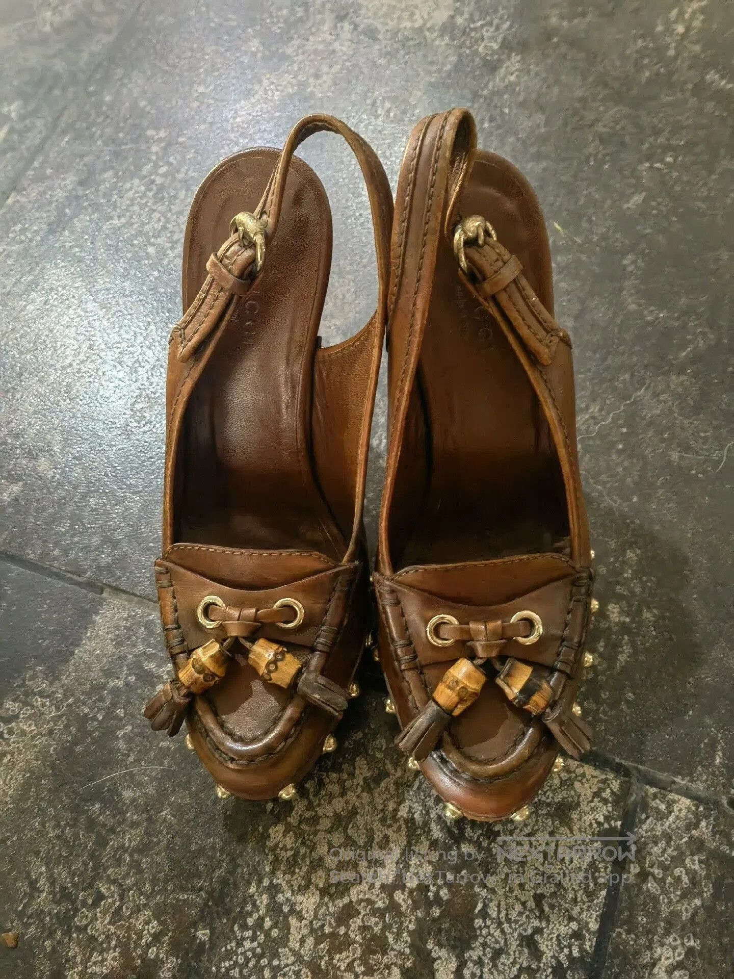 Gucci Gucci Bamboo Stiletto Heels for Women. Size US 4 / IT 34 - 4 Thumbnail