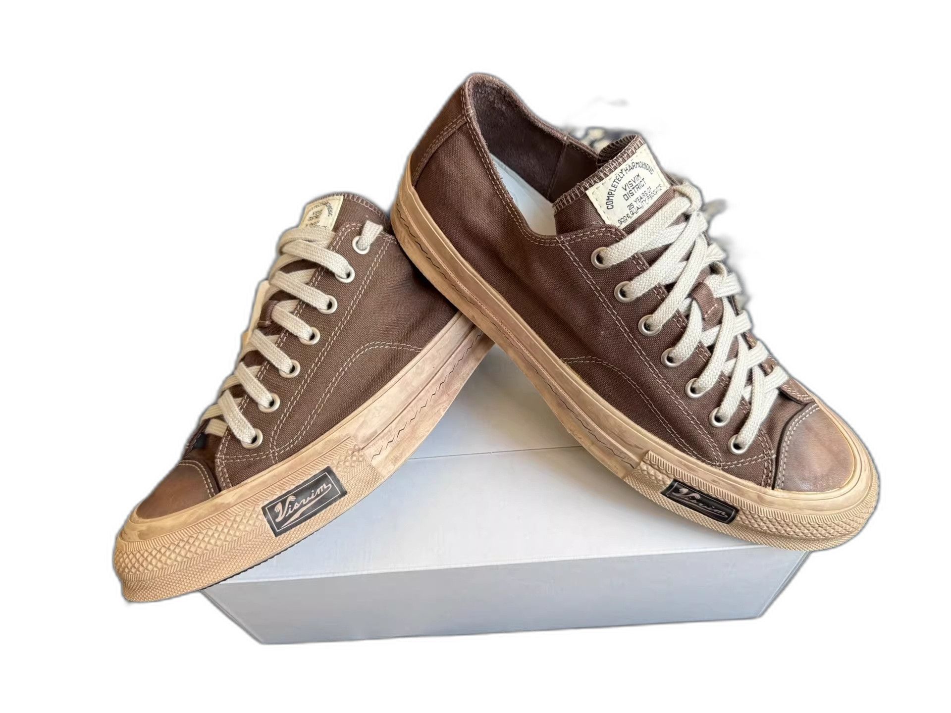 Visvim VISVIM 25AW Skagway LO Mud-Dyed Canvas Skate Shoes Size US 9 / EU 42 - 1 Thumbnail