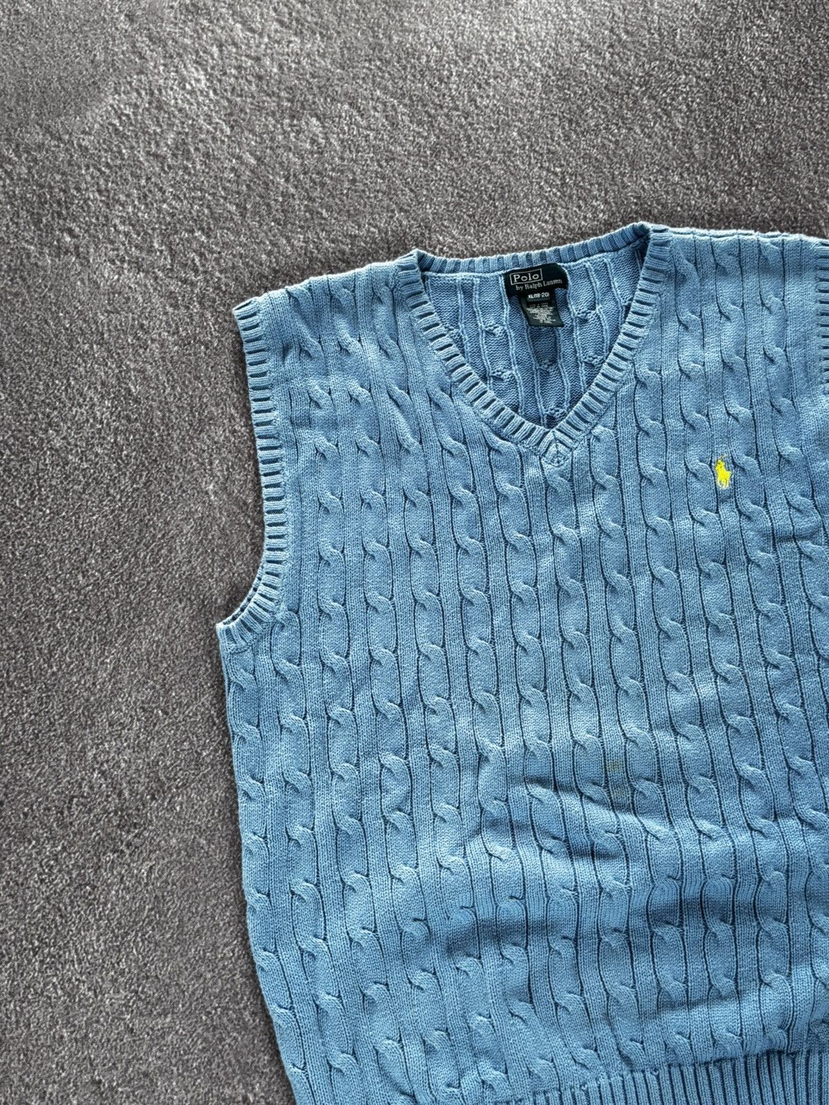 Polo Ralph Lauren Polo Ralph Lauren Vintage 90’s Cable Knit Vest Size XL / US 12-14 / IT 48-50 - 4 Thumbnail