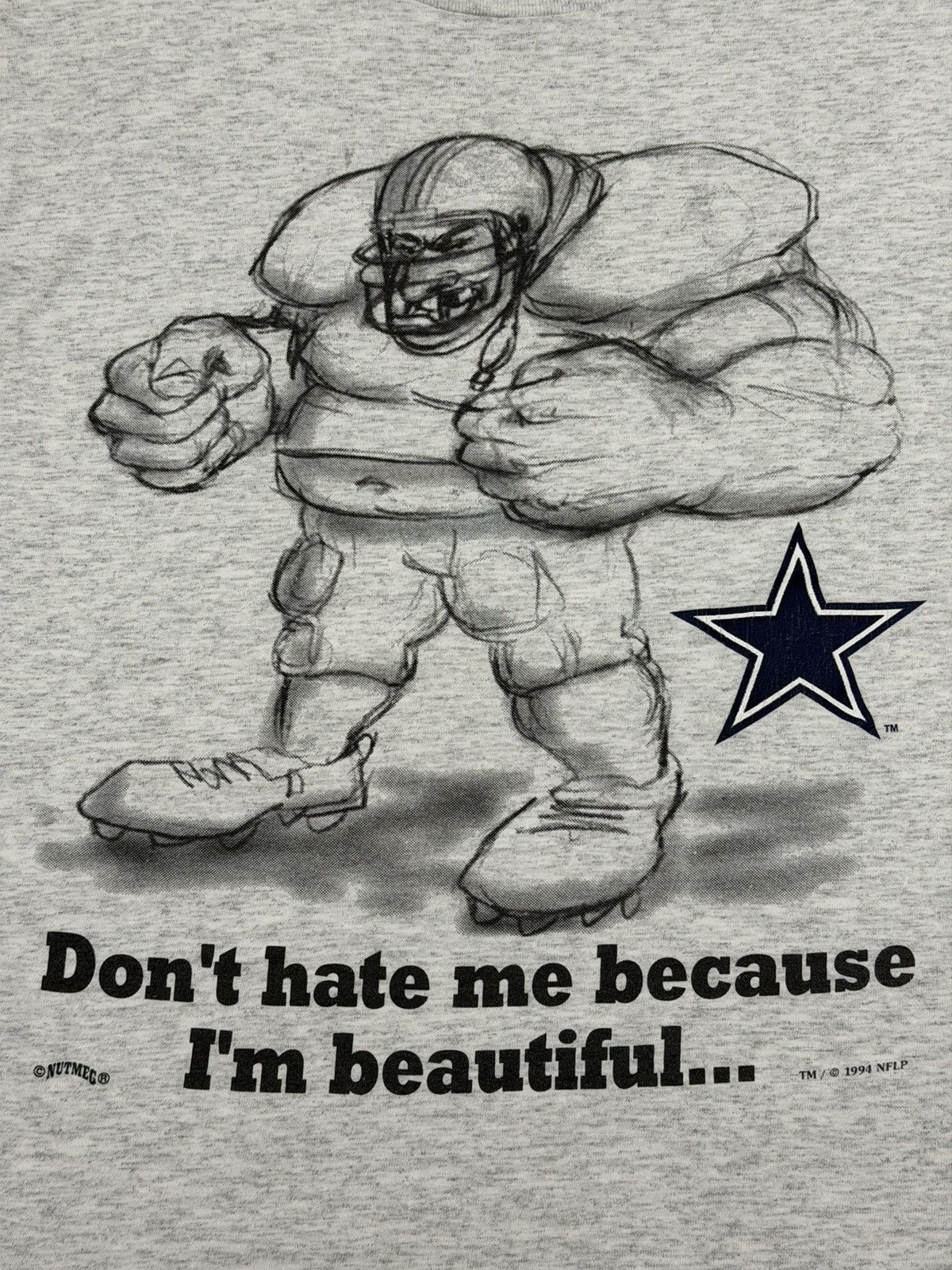 Nutmeg 90s Dallas Cowboys Nutmeg Don’t hate me cause im beautiful L Size US L / EU 52-54 / 3 - 5 Thumbnail