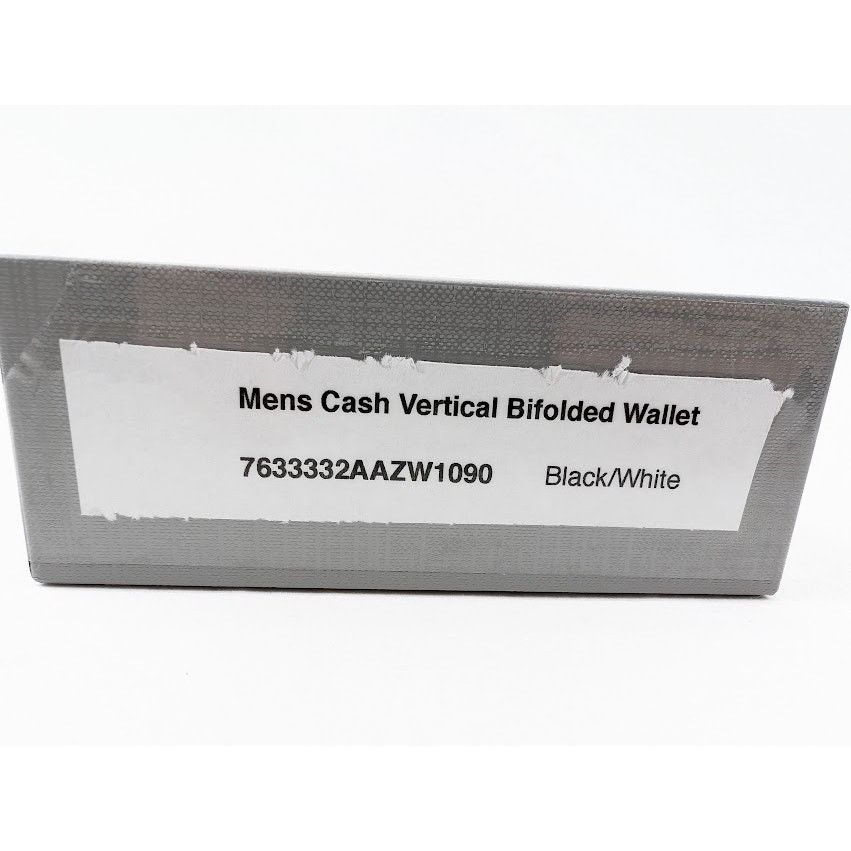 Balenciaga o1rshd1 Size: OS / Case Vertical Bifolded Wallet Black/White Size ONE SIZE - 17 Thumbnail