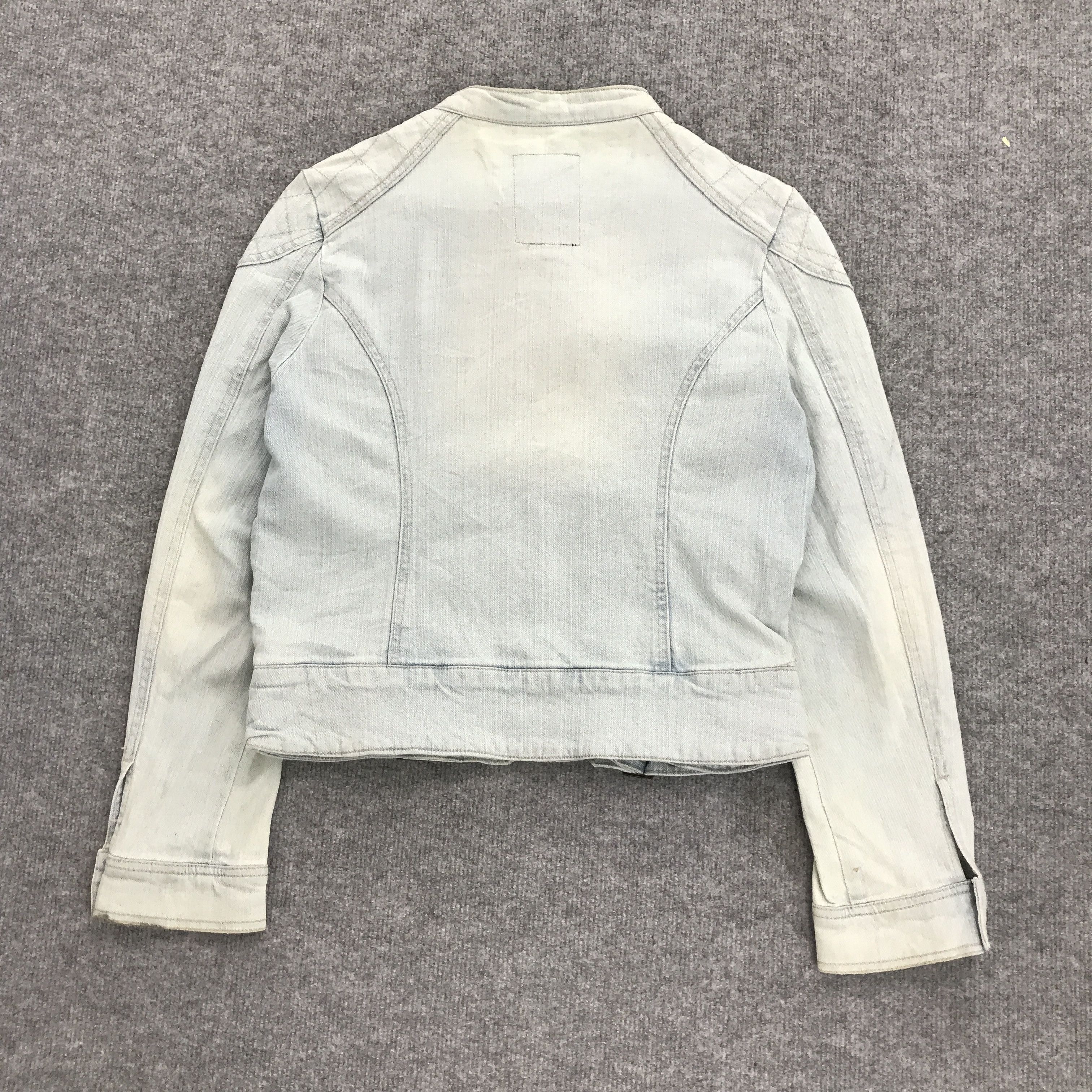 Japanese Brand JAPAN SORRIDERE LIGHT WASH DENIM PUNK BONDAGE JACKET Size US S / EU 44-46 / 1 - 4 Thumbnail