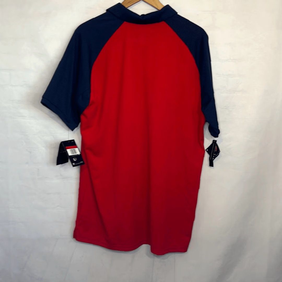 Nike Nike Washington Nationals Baseball Dri Fit MLB Red Blue Polo L NEW Size US L / EU 52-54 / 3 - 5 Thumbnail