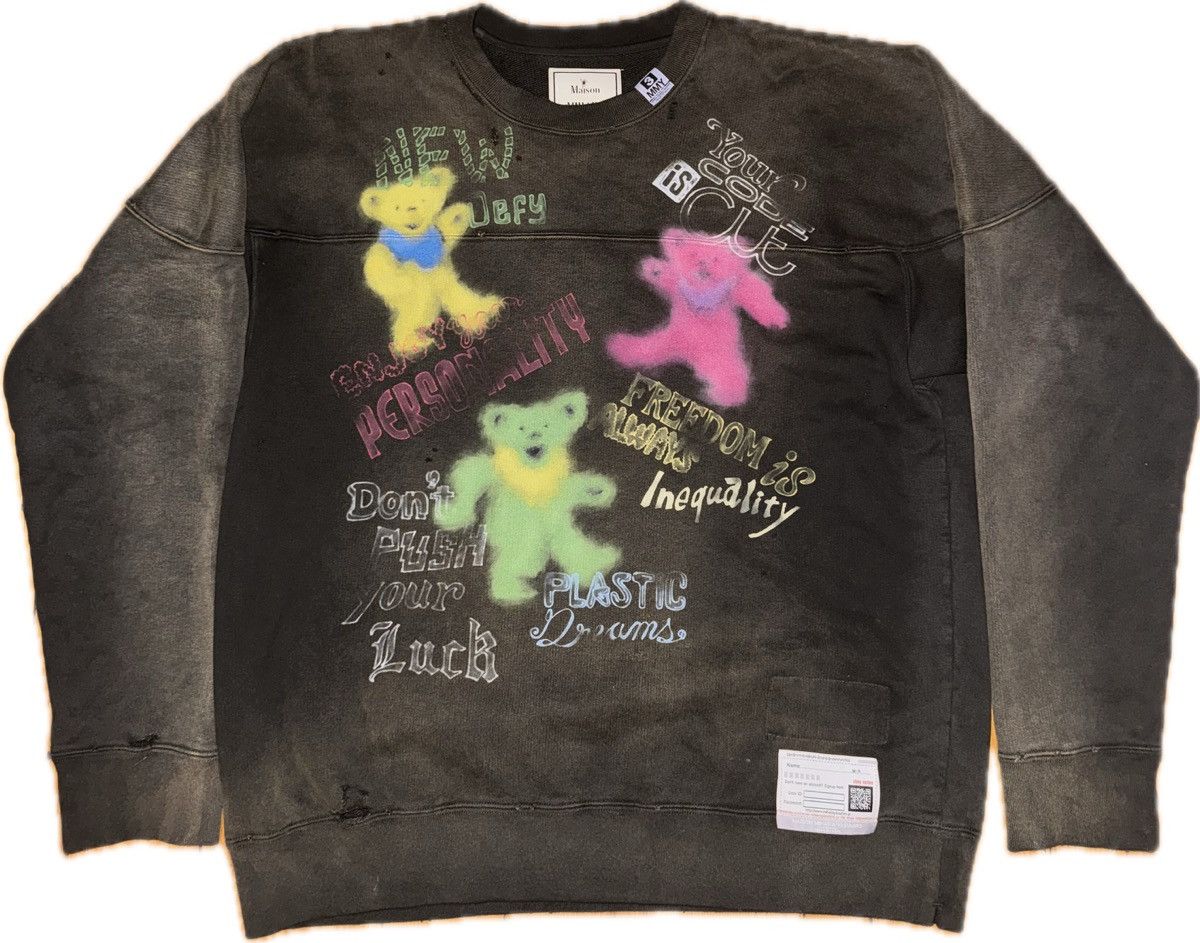 Maison MIHARA YASUHIRO Maison Mihara Yasuhiro Diatressed Sweatshirt Size US M / EU 48-50 / 2 - 1 Thumbnail