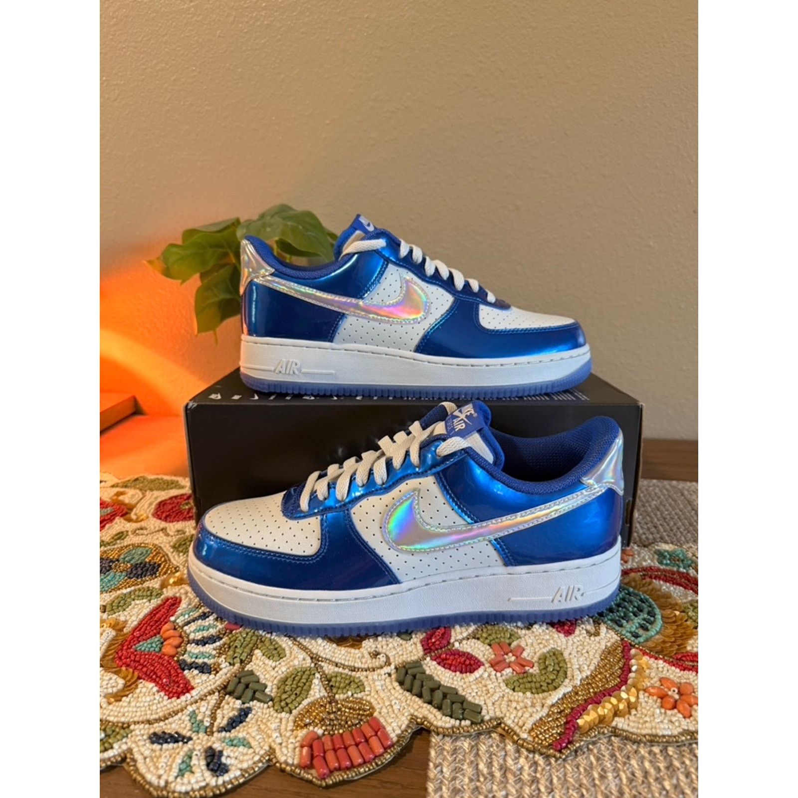 Nike Nike Air Force 1 Low '07 LV8 Light Photo Blue Photon Dust Size US 12 / EU 45 - 1 Thumbnail