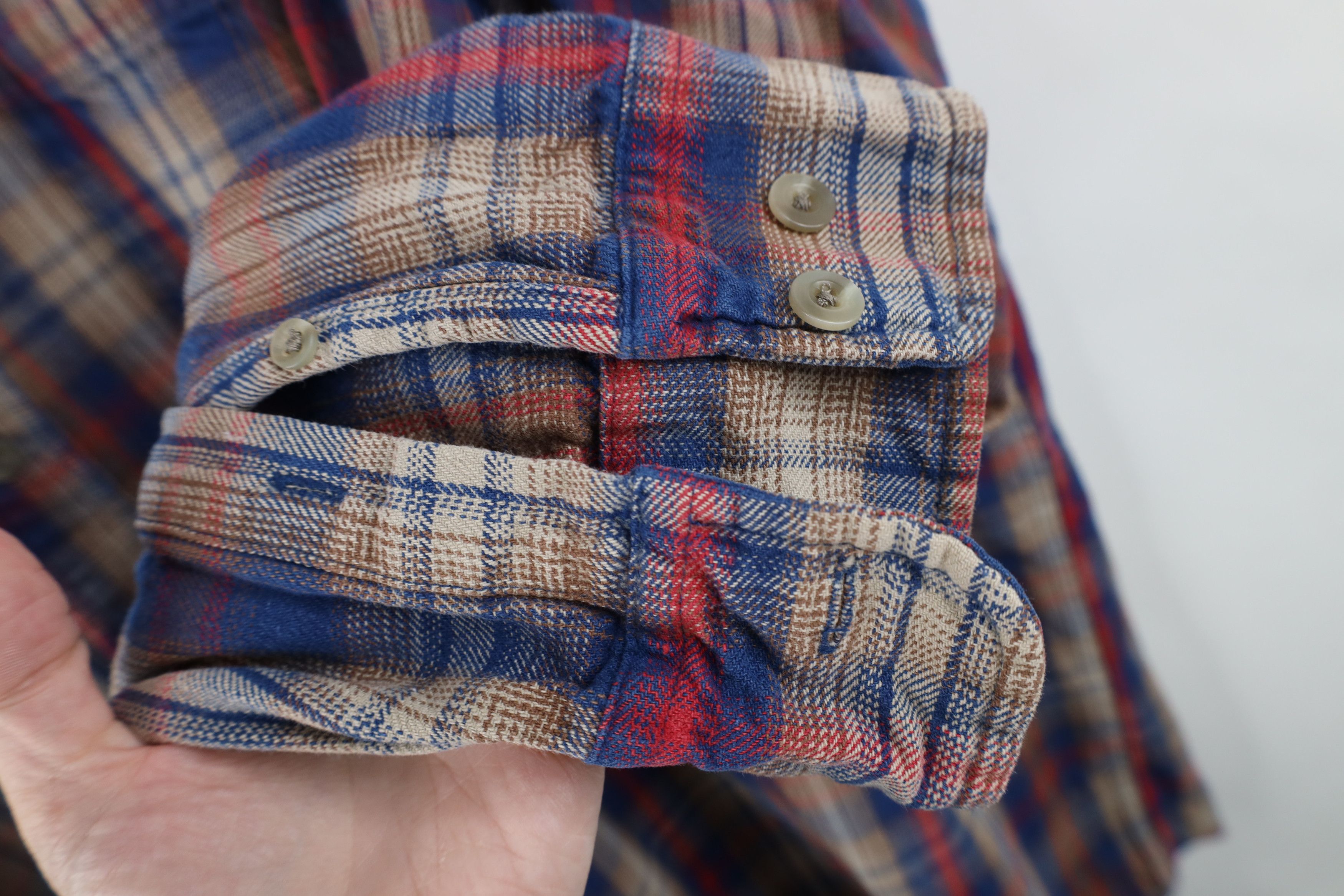 Cabelas Vintage Cabelas Heavyweight Flannel Button Down Shirt Plaid Size US XXL / EU 58 / 5 - 5 Thumbnail