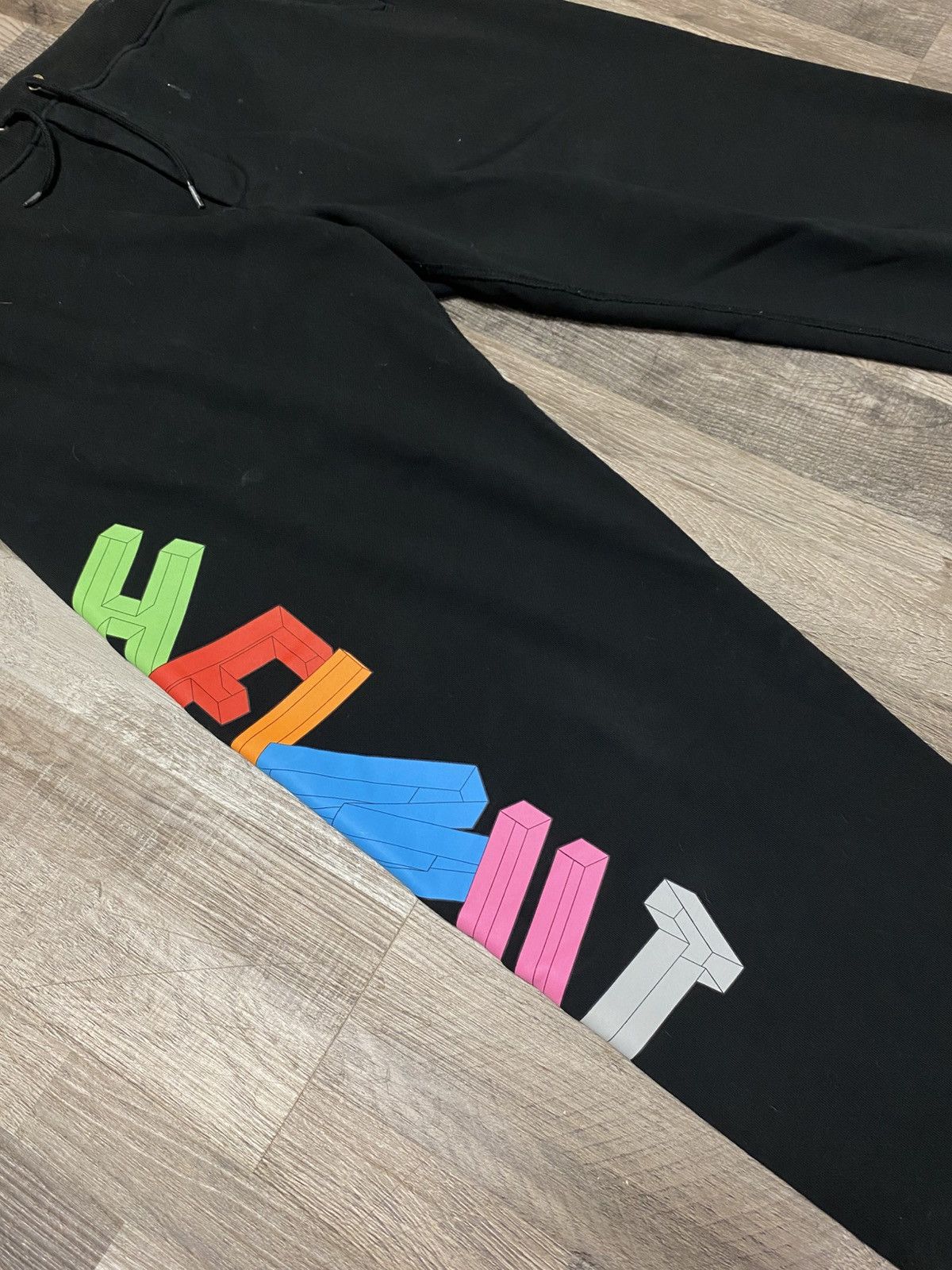 Helmut Lang Helmut Lang Spell Out Sweatpants Cropped Sweats Size US 32 / EU 48 - 2 Thumbnail
