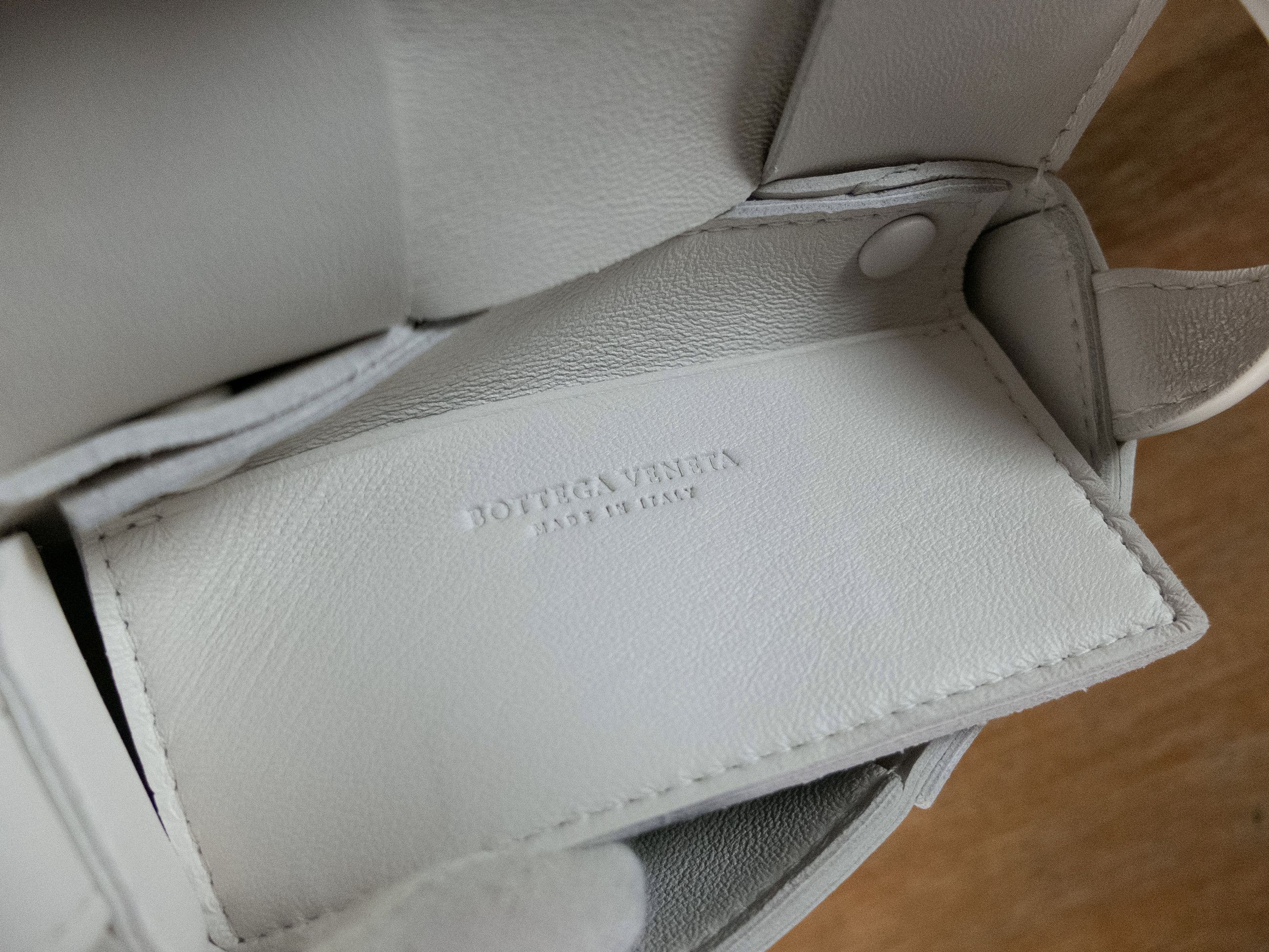 Bottega Veneta BOTTEGA VENETA Candy Cassette white intrecciato leather bag Size ONE SIZE - 10 Thumbnail
