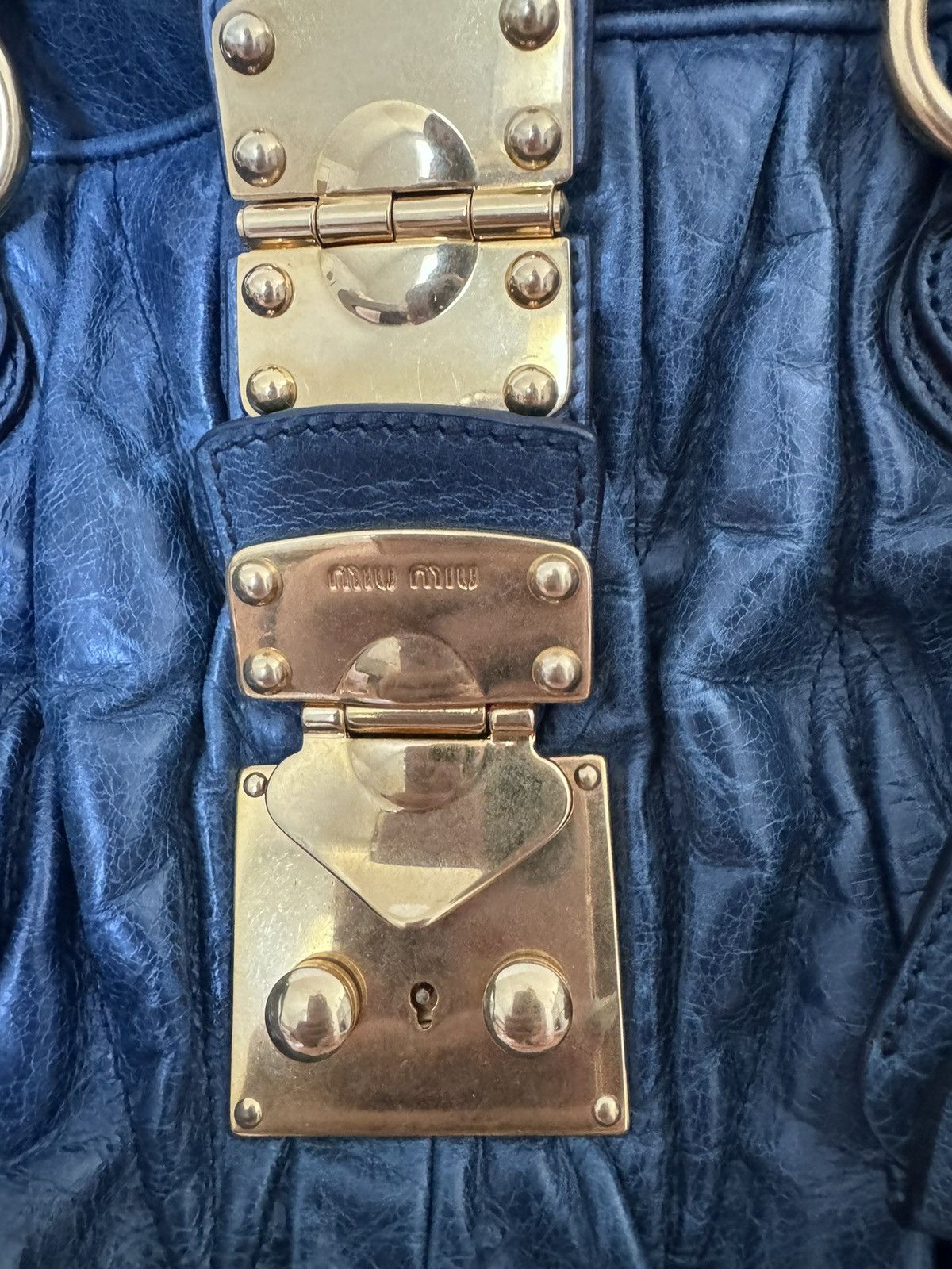 Miu Miu Miu Miu Matelasse Leather Tote Bag/shoulder bag Size ONE SIZE - 3 Thumbnail
