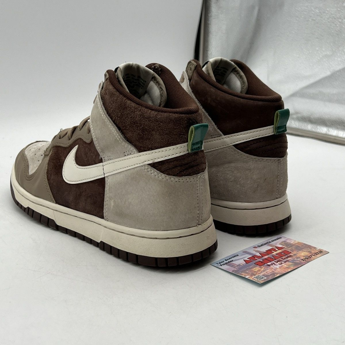 Nike Nike dunk high light chocolate Size US 7.5 / EU 40-41 - 4 Thumbnail