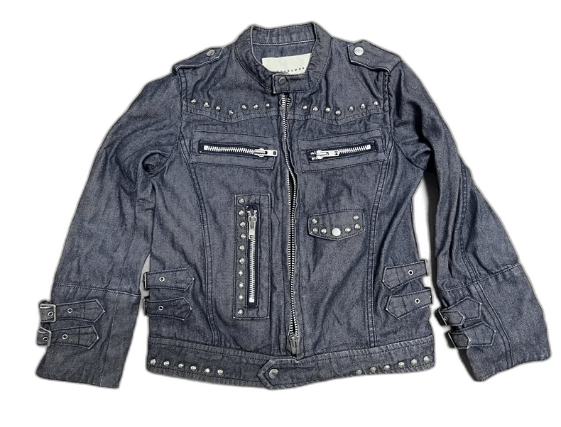 Yohji Yamamoto Vintage Studded Denim Jacket Outerwear Size M / US 6-8 / IT 42-44 - 1 Thumbnail