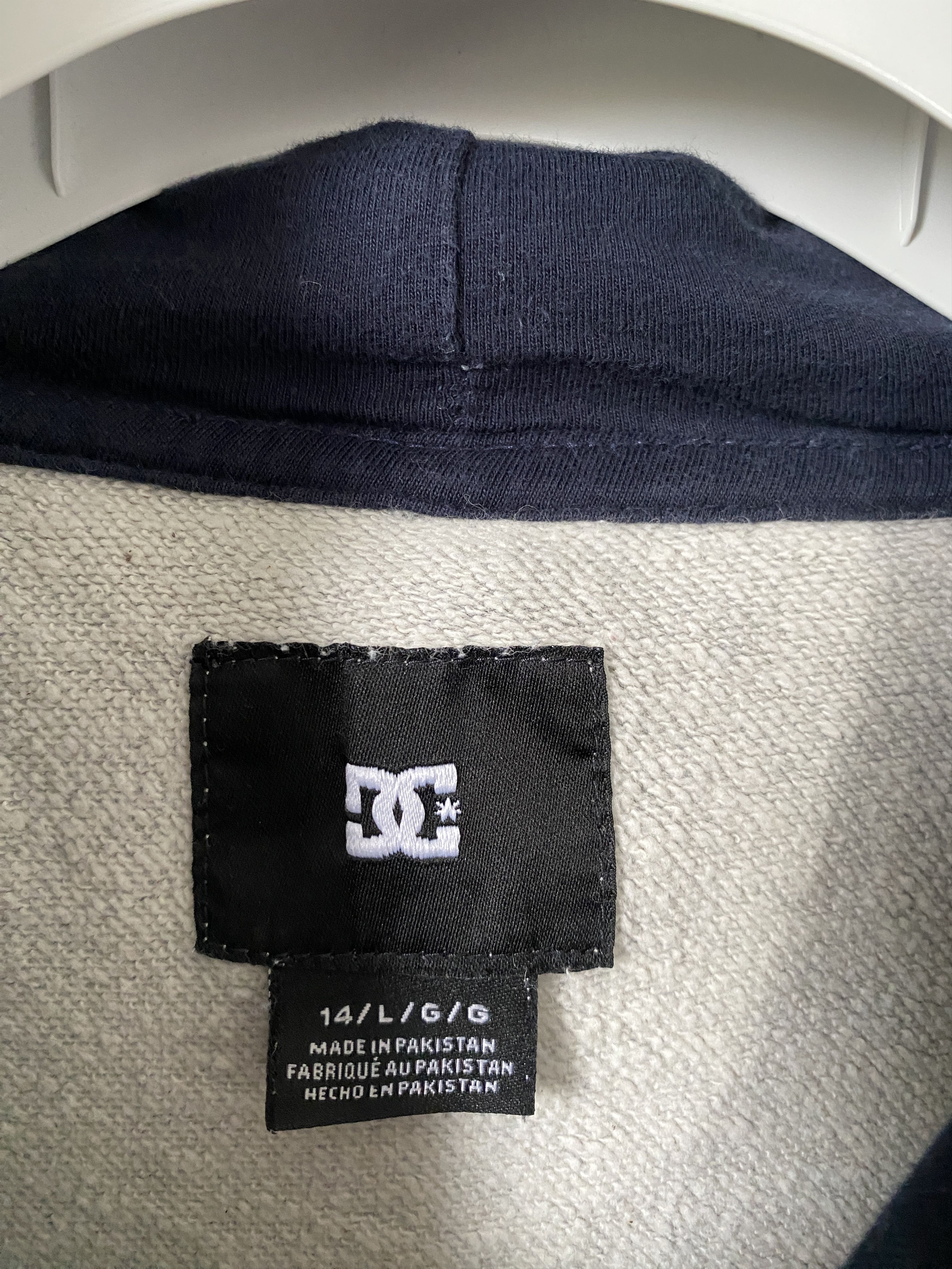 DC DC big logo hoodie y2k 00s sport skate rap hip hop Size US S / EU 44-46 / 1 - 3 Thumbnail