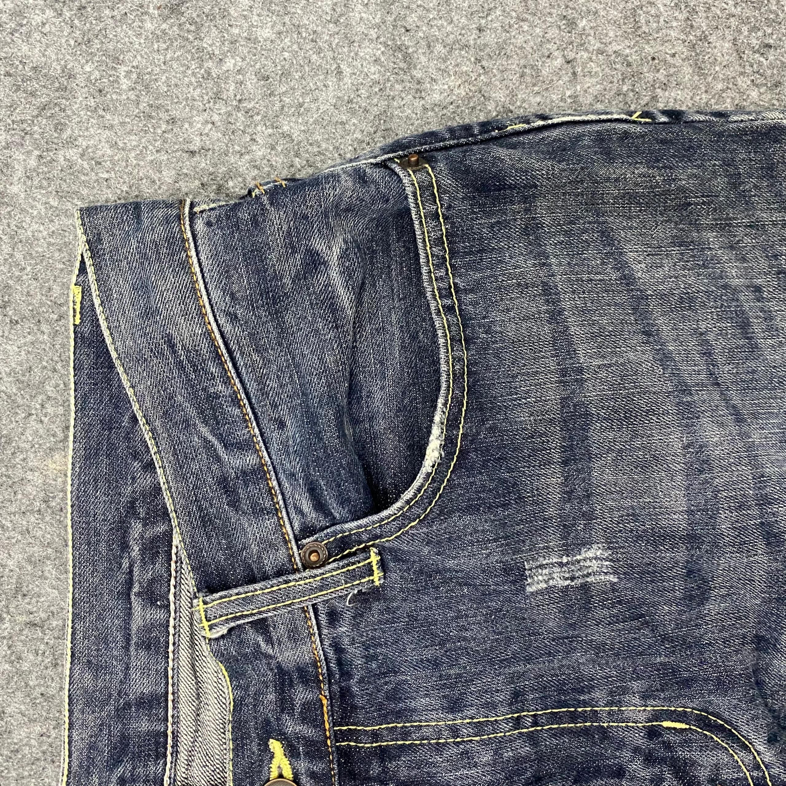 If Six Was Nine 💥Best Offer💥Vintage Japanese Brand Denim Size US 34 / EU 50 - 9 Thumbnail