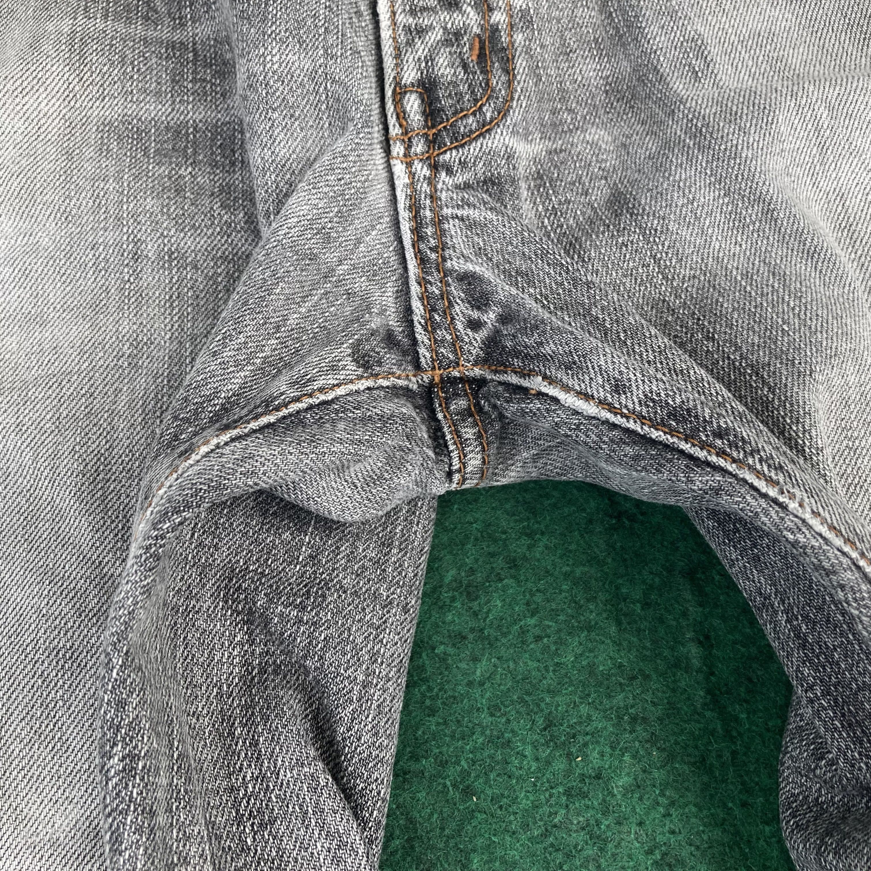 Big John Vtg Big John Black Denim Flare Faded Bootcut Jeans Size US 35 - 6 Thumbnail